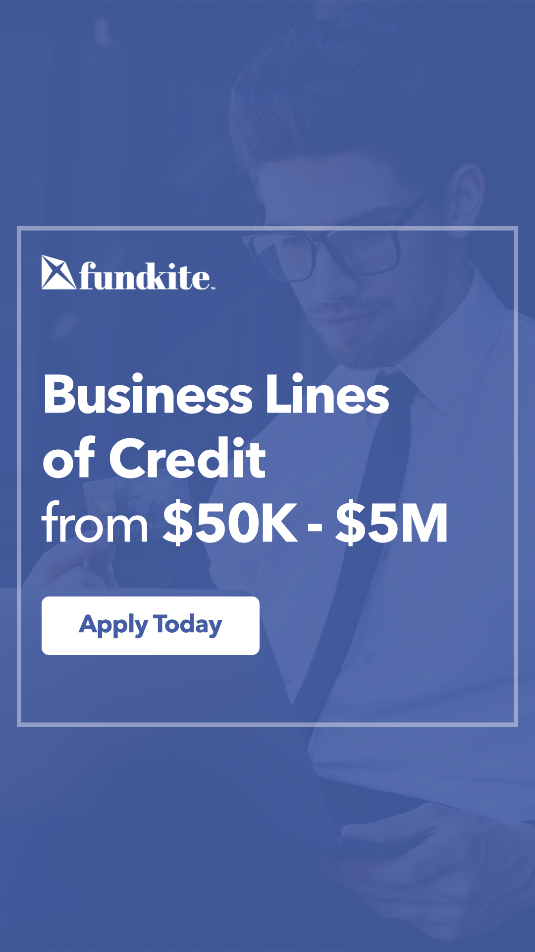 FundKite Facebook ad