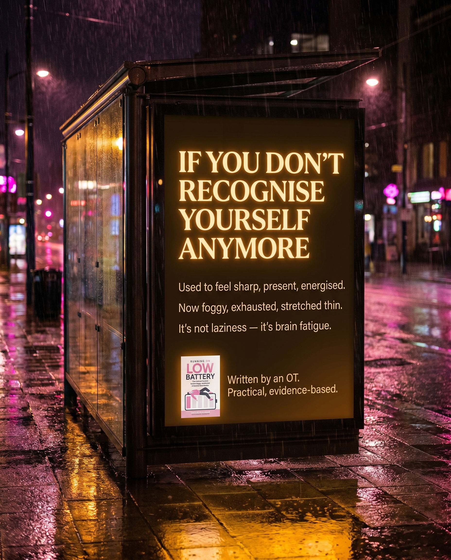 Running on Low Battery Facebook ad: Don't recognise yourself anymore?