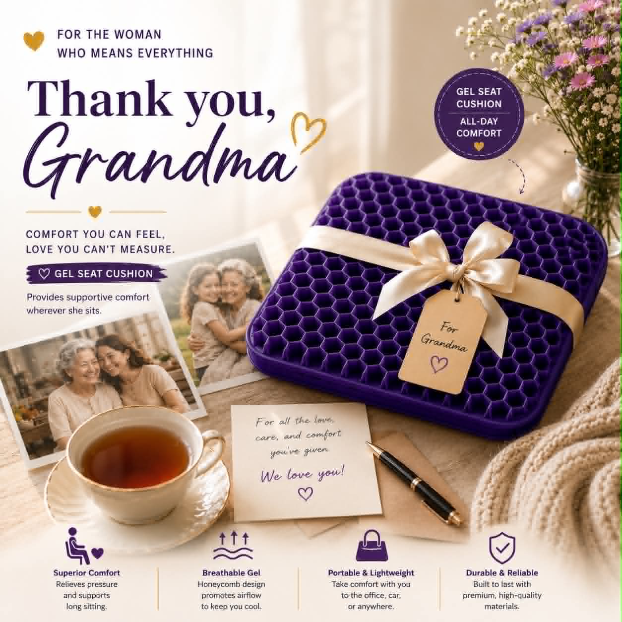 Pure Gel Cushion Facebook ad