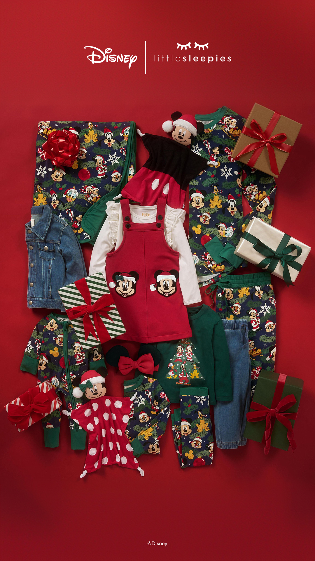 Little Sleepies Facebook ad: Trim the Tree in Festive Faves