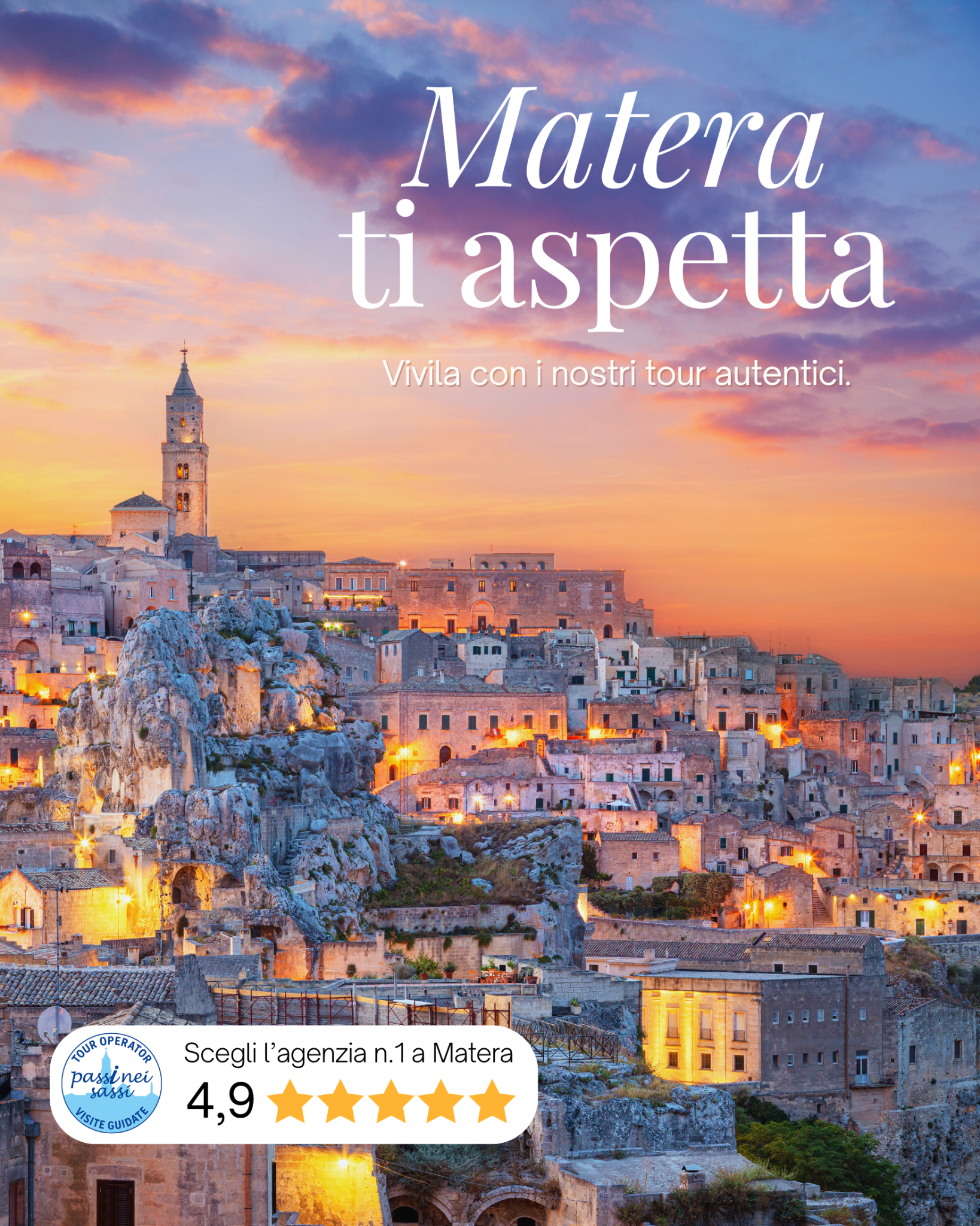 Passi nei Sassi Facebook ad: Tour Emozionante