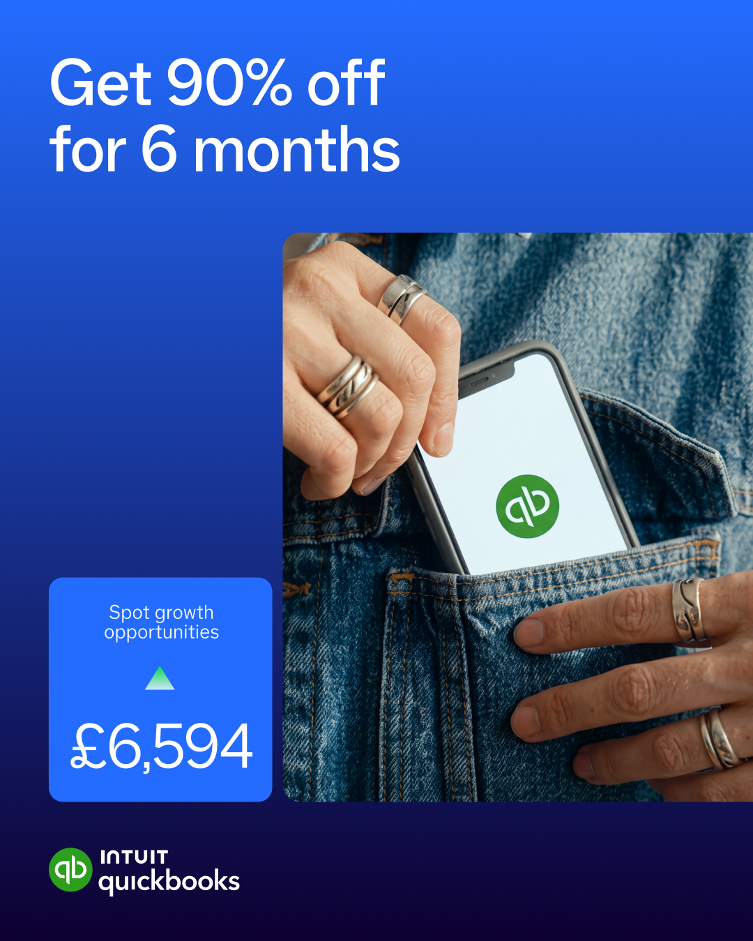 Intuit QuickBooks Facebook ad: Switch to smarter accounting software