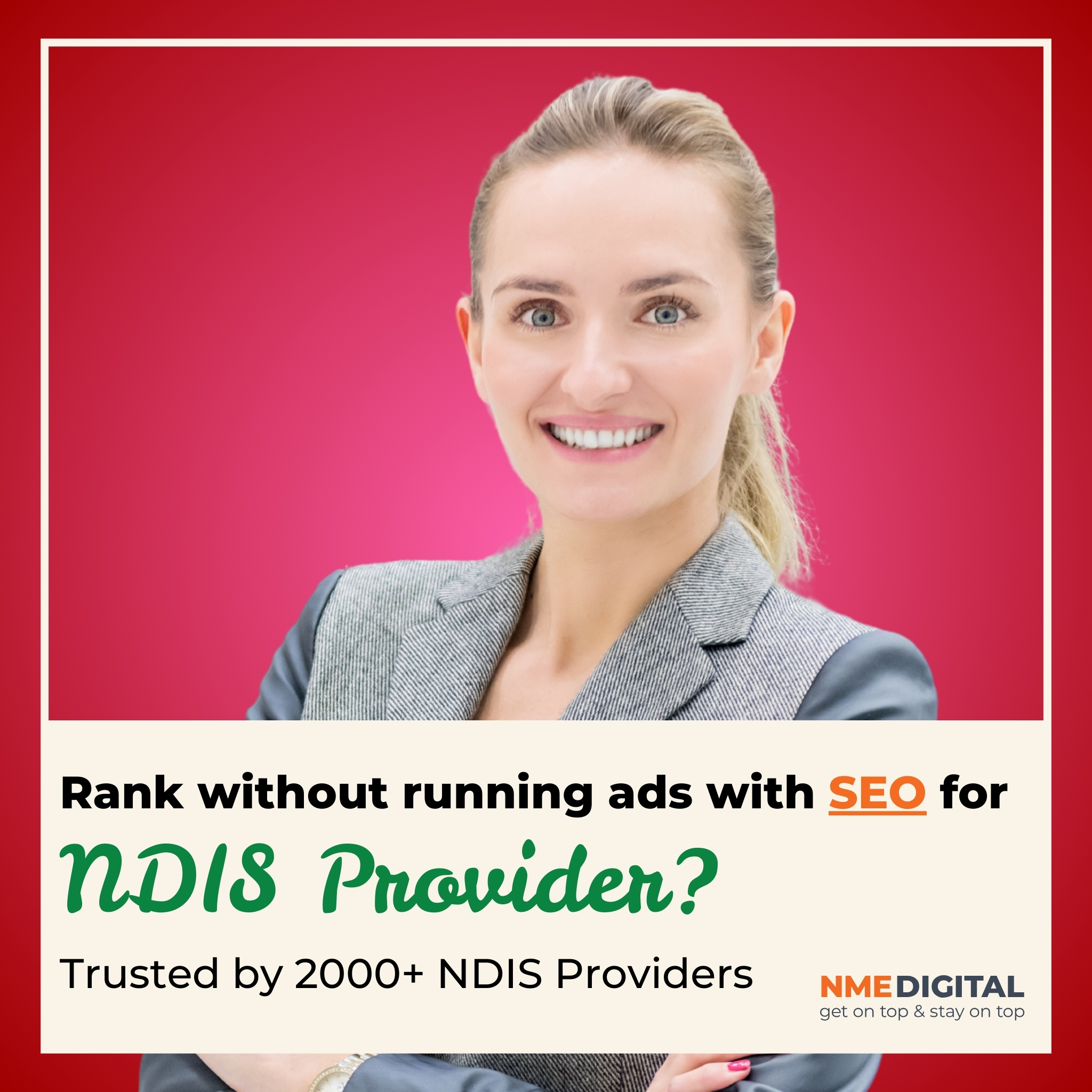 NME Digital Agency Facebook ad: Get More Participants - 100 % Proven