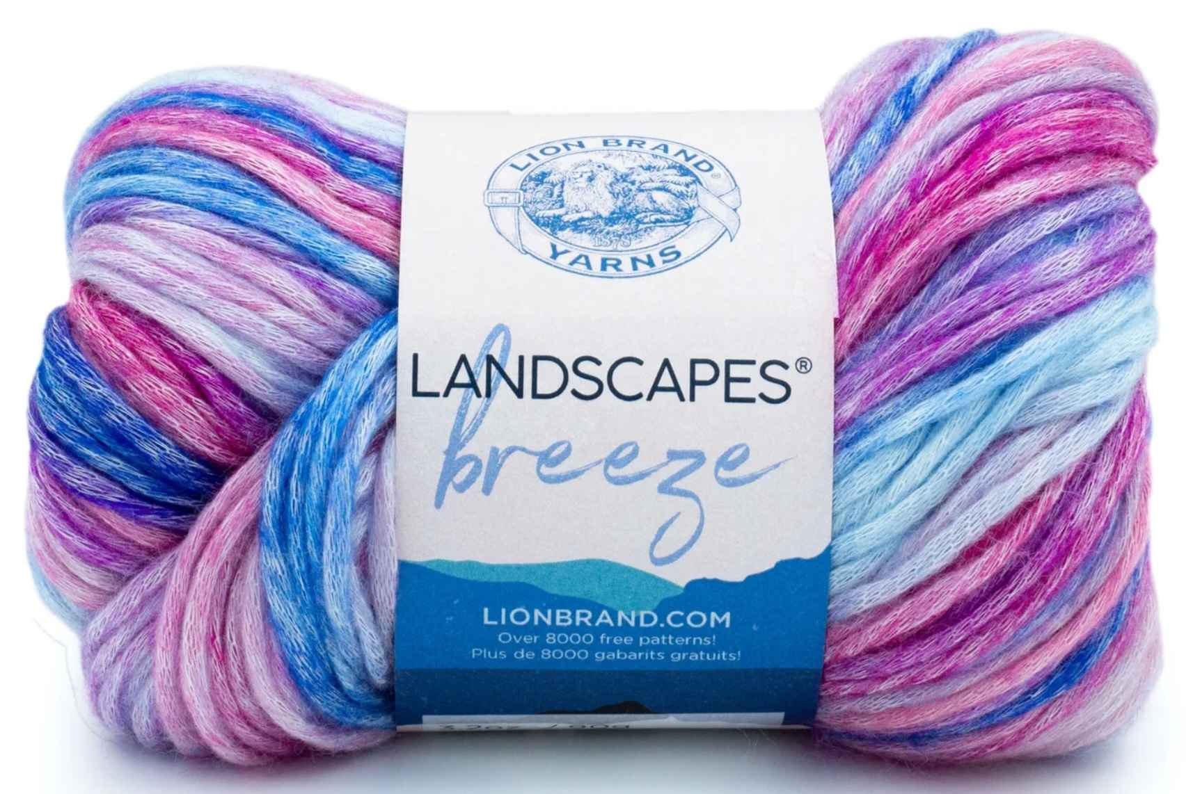 Mary Rogerson Facebook ad: Lion Brand Landscapes Breeze Yarn