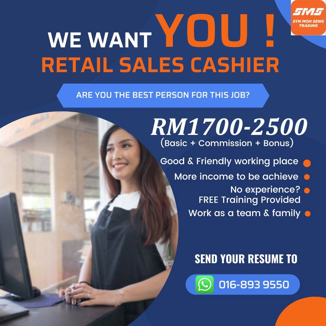 Syn Moh Seng- Jalan Market HQ Facebook ad: Do you love talking, enjoy serving customers, and…