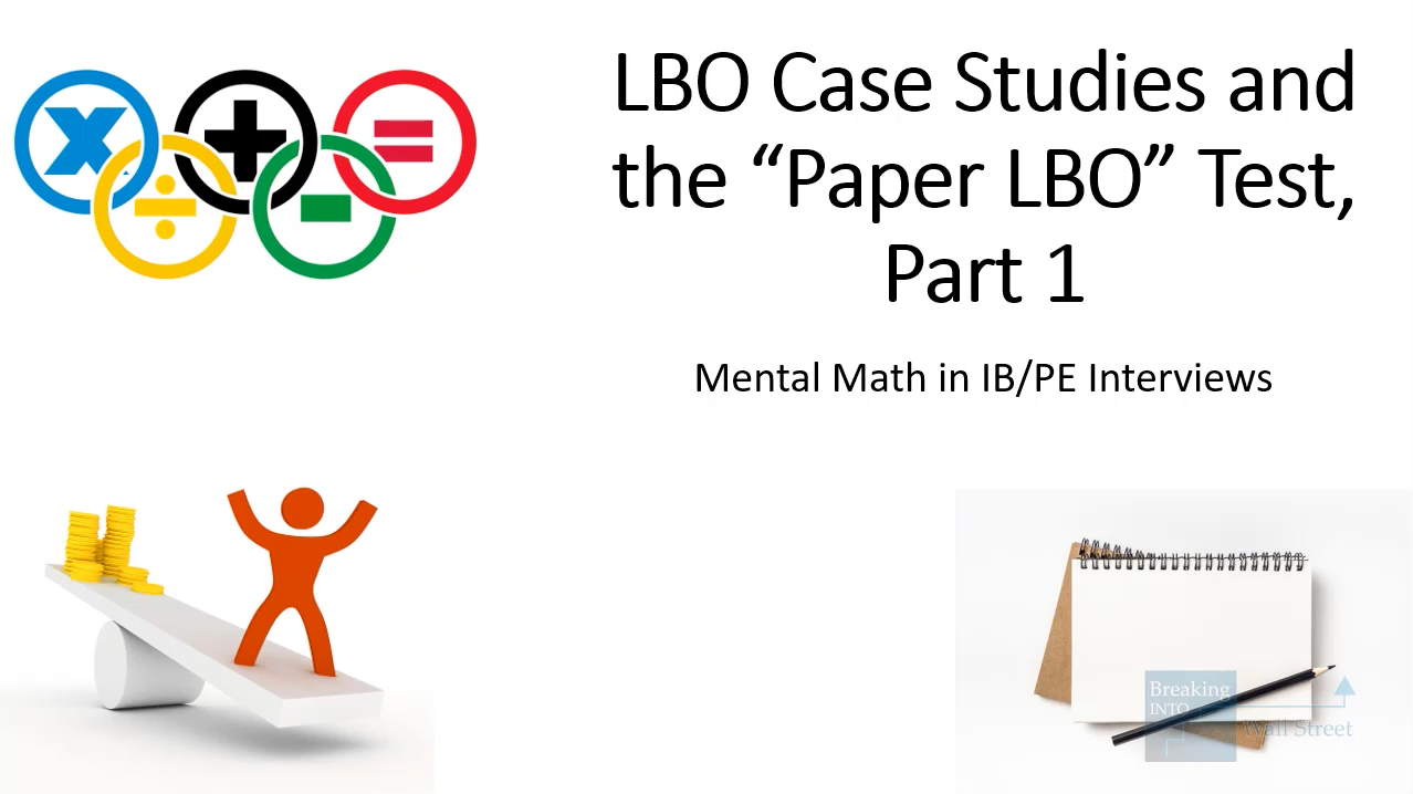 Mergers & Inquisitions / Breaking Into Wall Street Facebook ad: Paper LBO Example: Full Tutorial for Private Equity…
