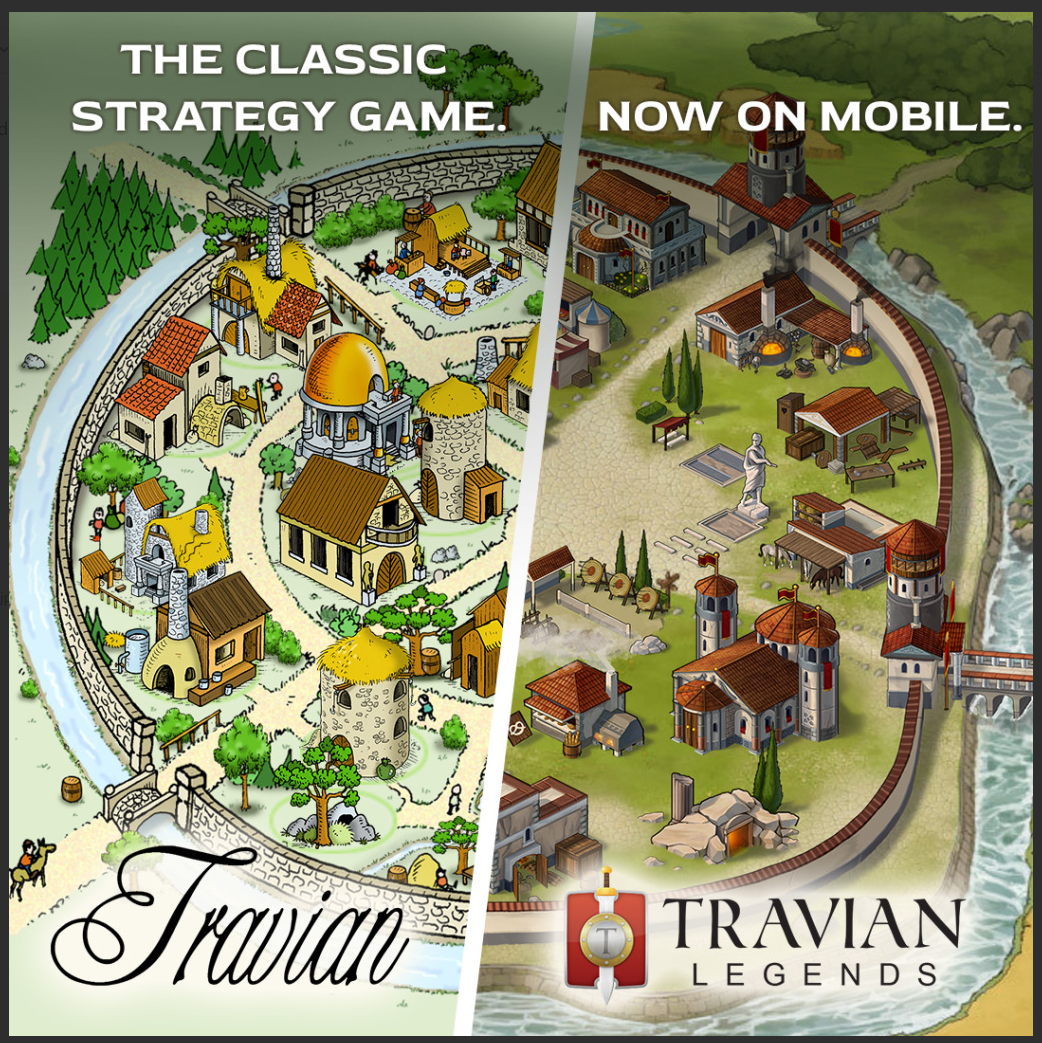 Travian: Legends Facebook ad