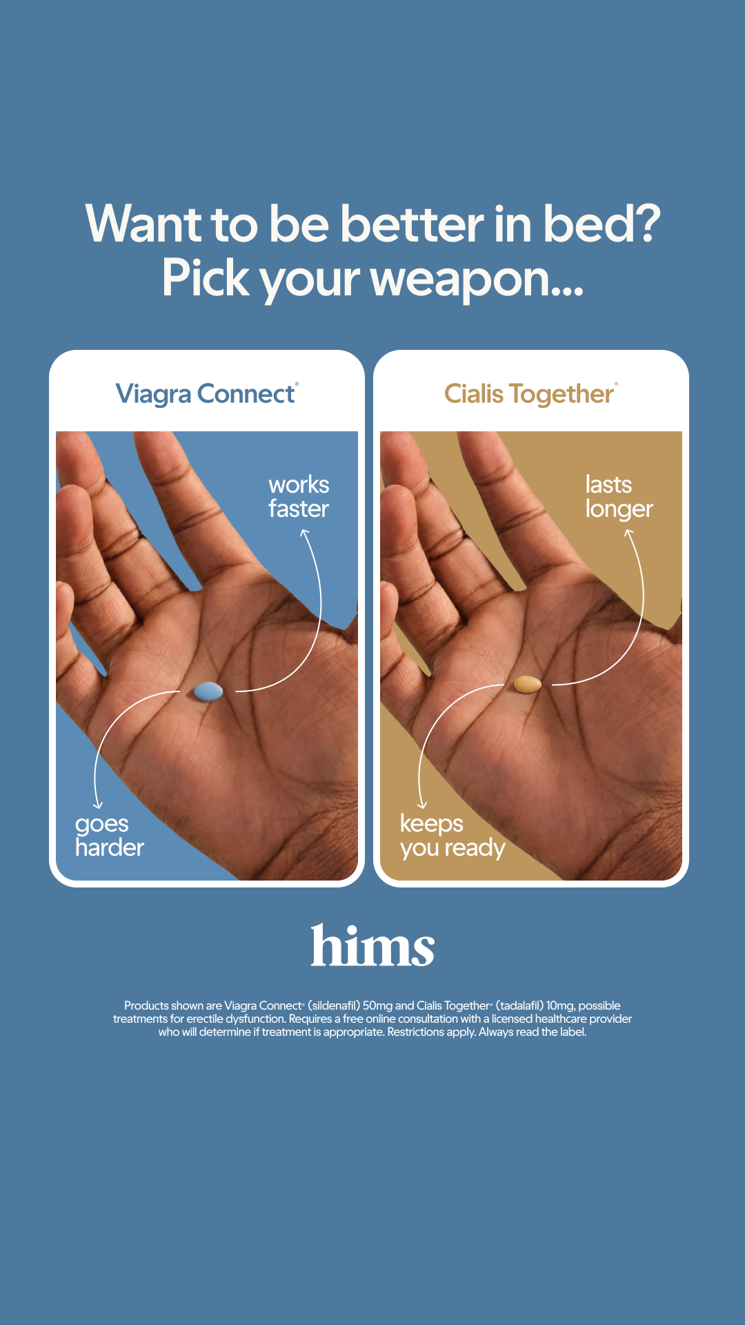 hims Facebook ad