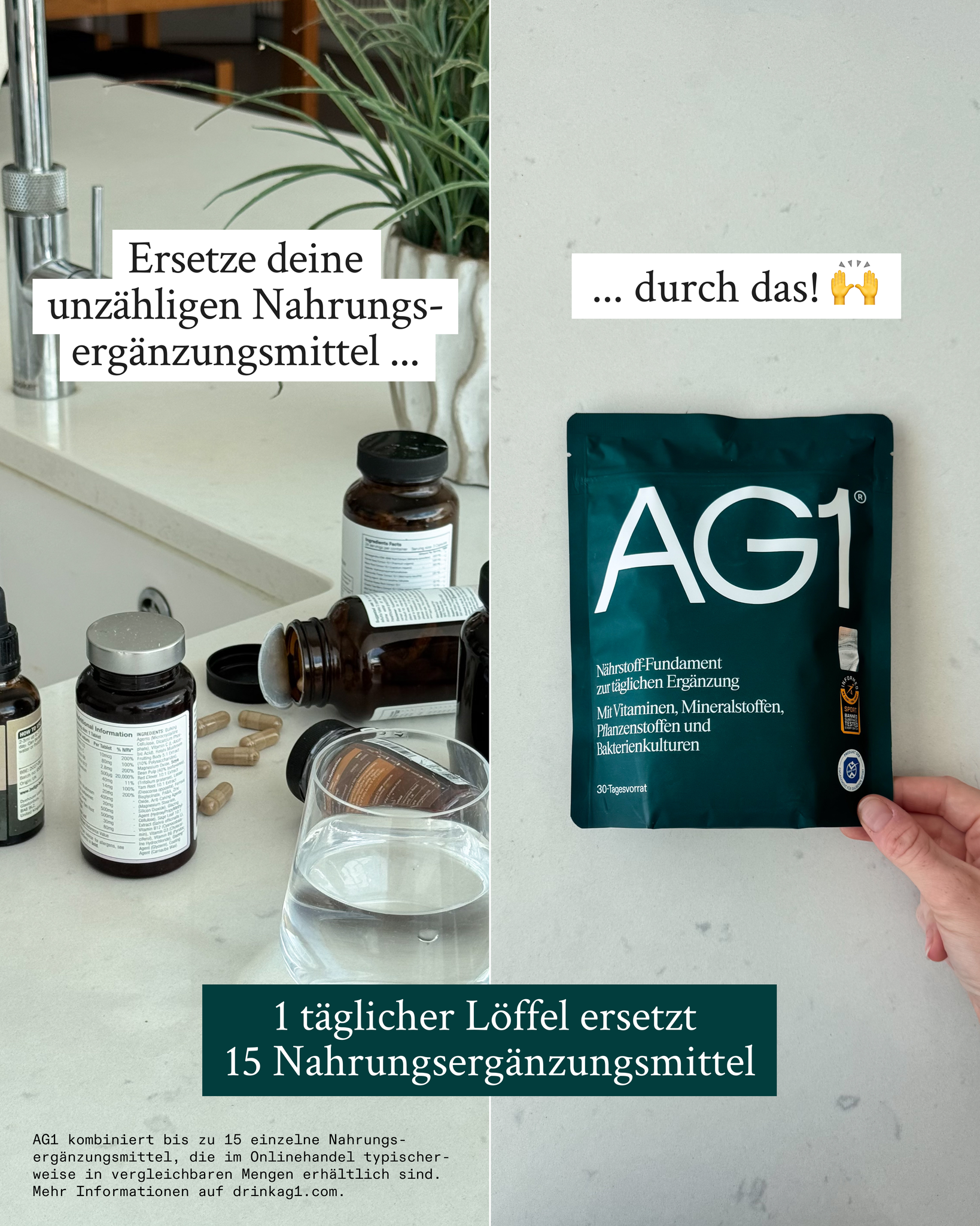 AG1 Deutschland Facebook ad
