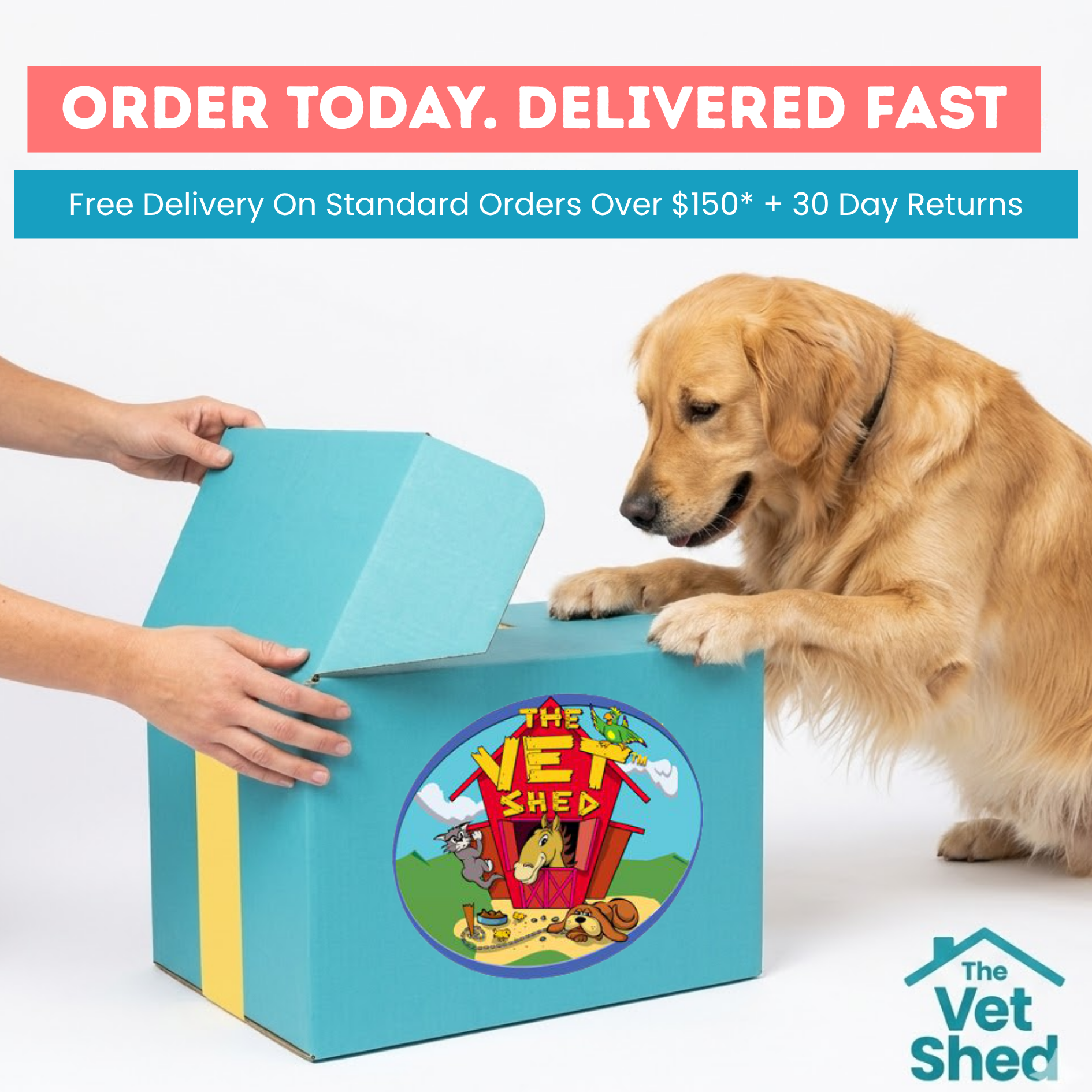The Vet Shed - Online Pet Store Facebook ad