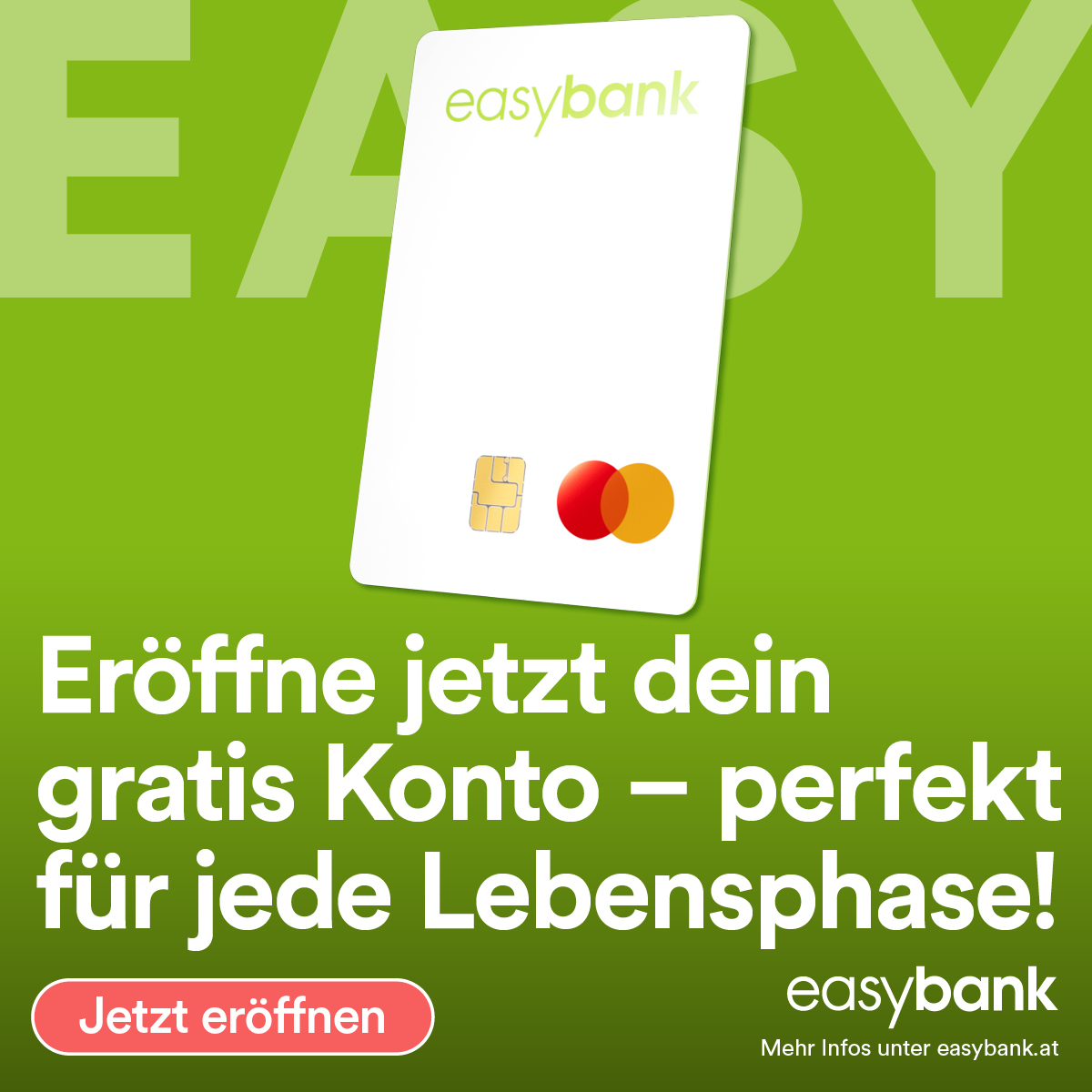 My easybank Facebook ad