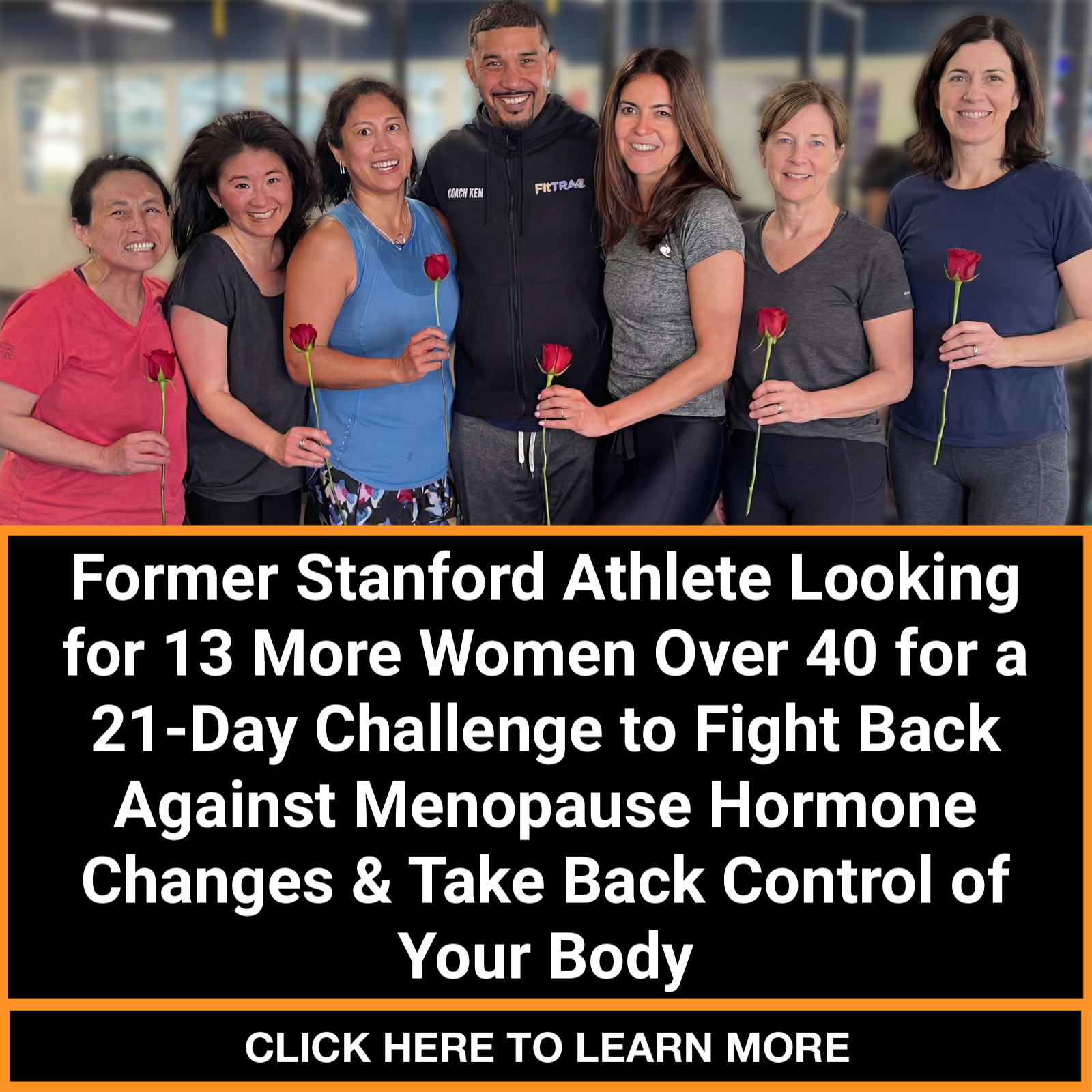 Fittrac Coaching Facebook ad: Tap 'Learn More' to get all the info
