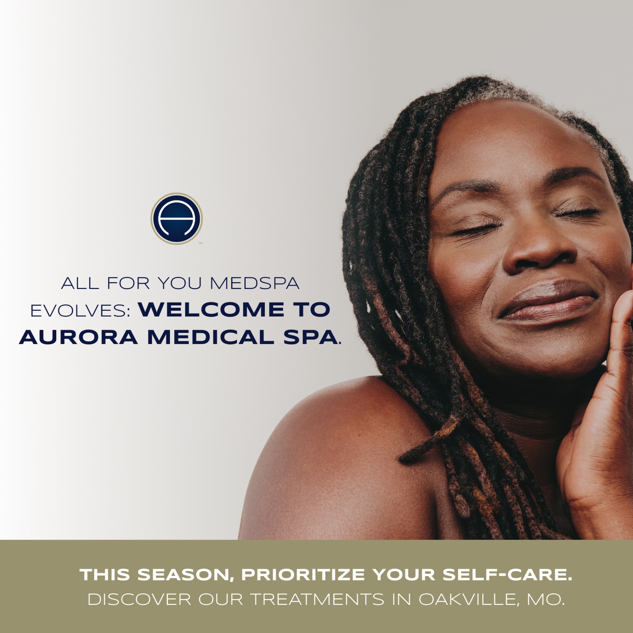 Aurora Medical Spa Facebook ad: Ready to start your aesthetic journey?