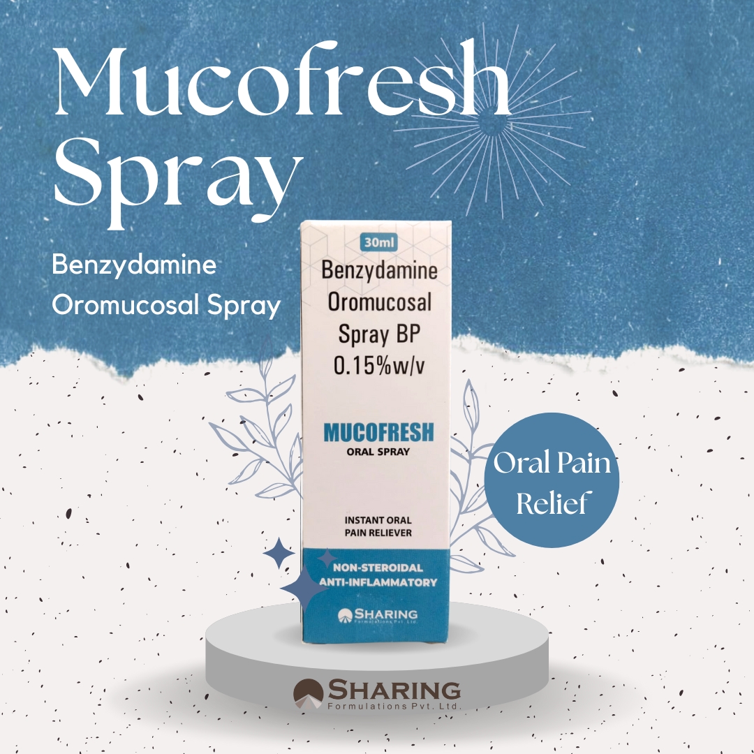 Idovine Facebook ad: Introducing our advanced Benzydamine Oral Mucosal Spray