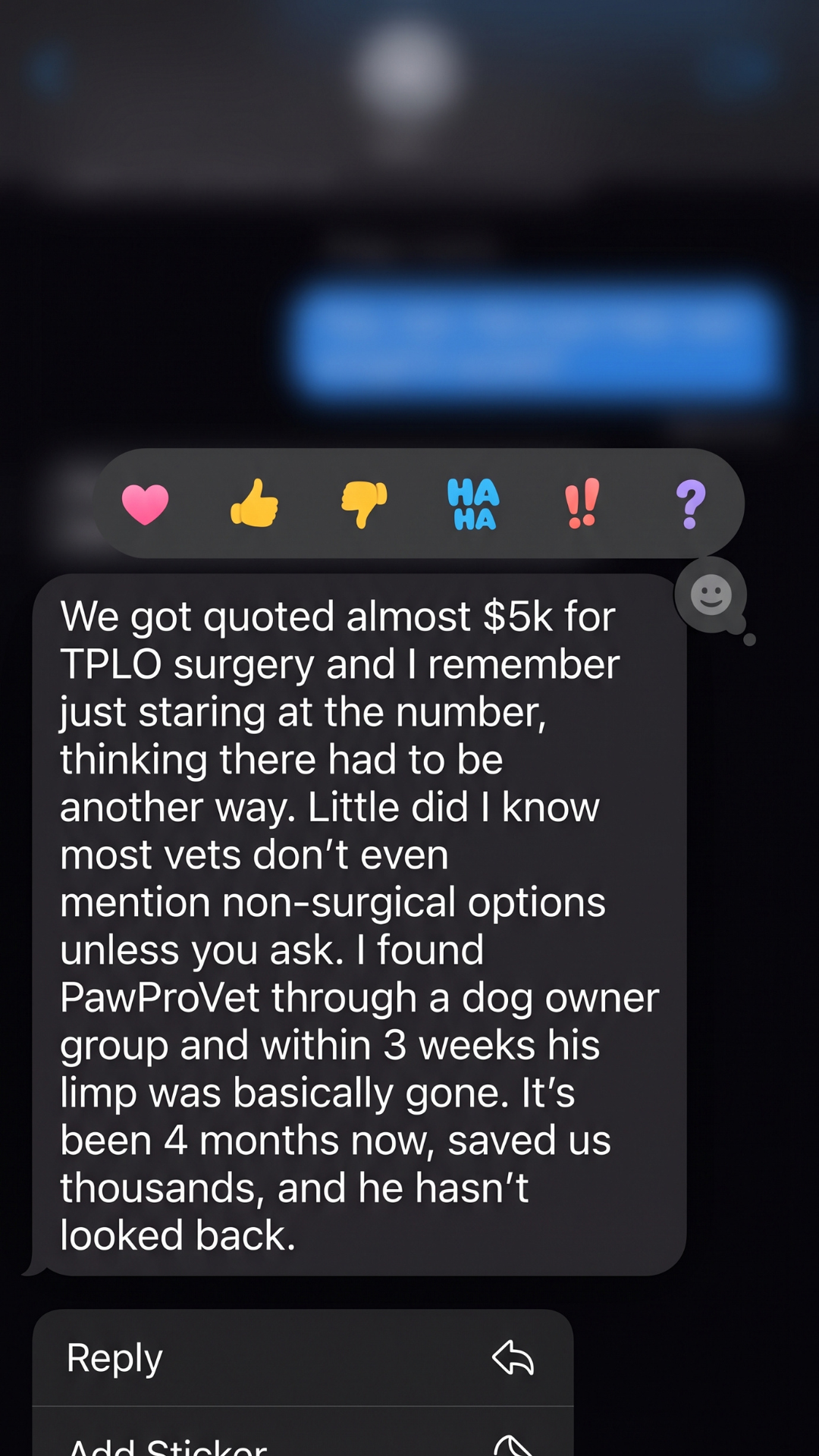 Nancy Vorderman Facebook ad: Your Vet Said Surgery Was The Only Way to Fix Your Dog’s…