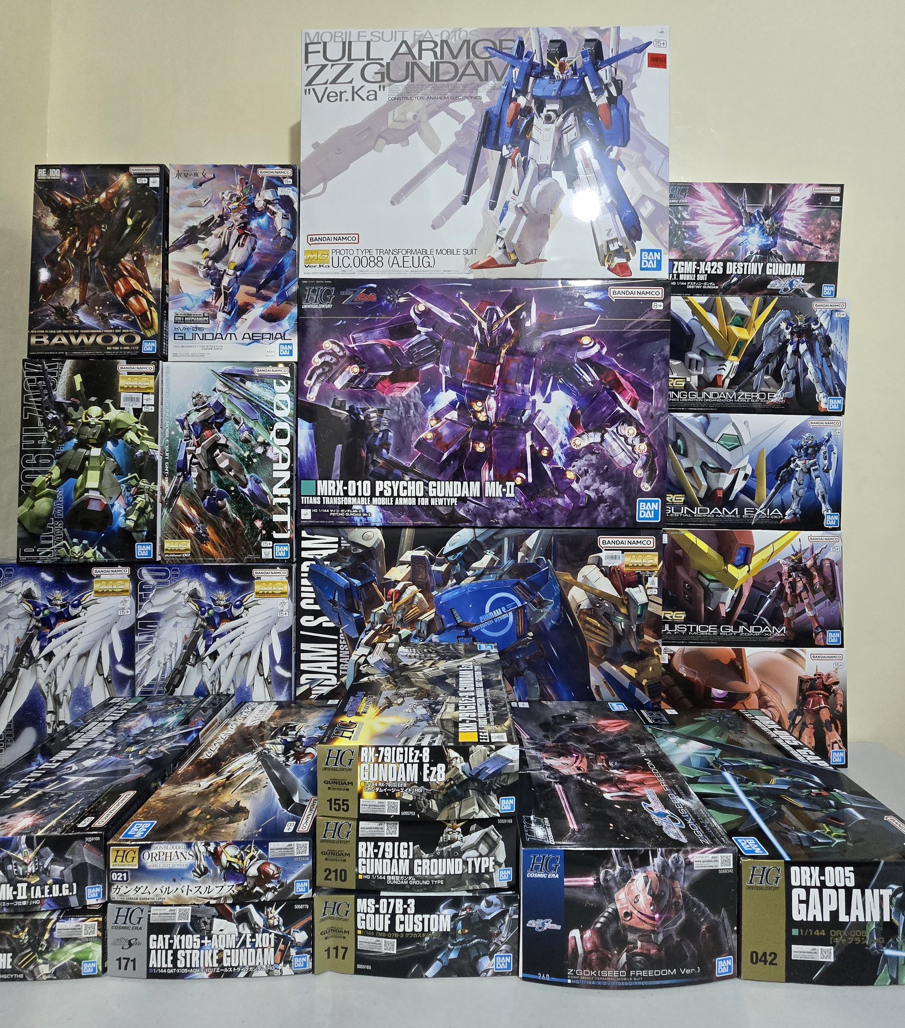Bri's Backlogs Facebook ad: --------------GUNPLA LIST