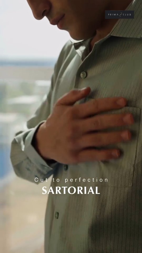 Prima Club Facebook ad: Where sharp tailoring meets everyday comfort.