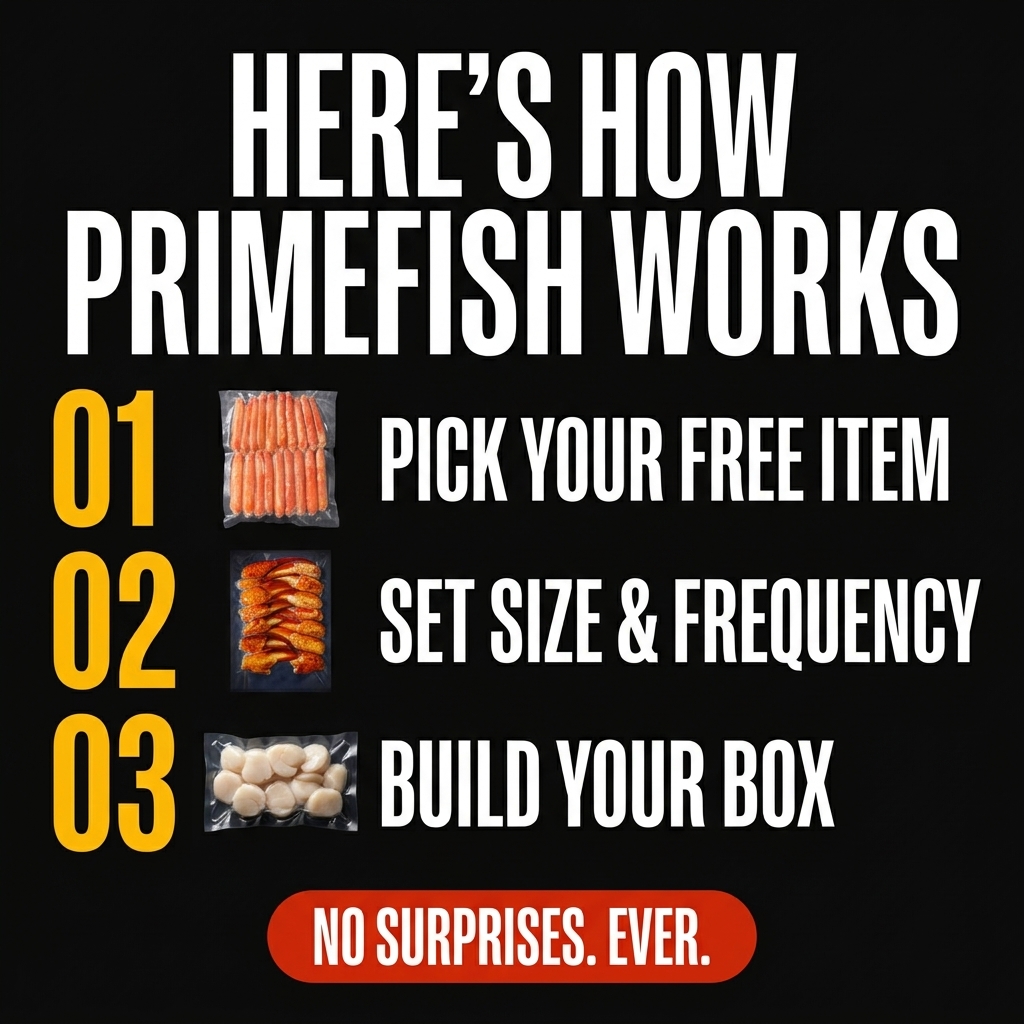 PrimeFish Seafood Co. Facebook ad