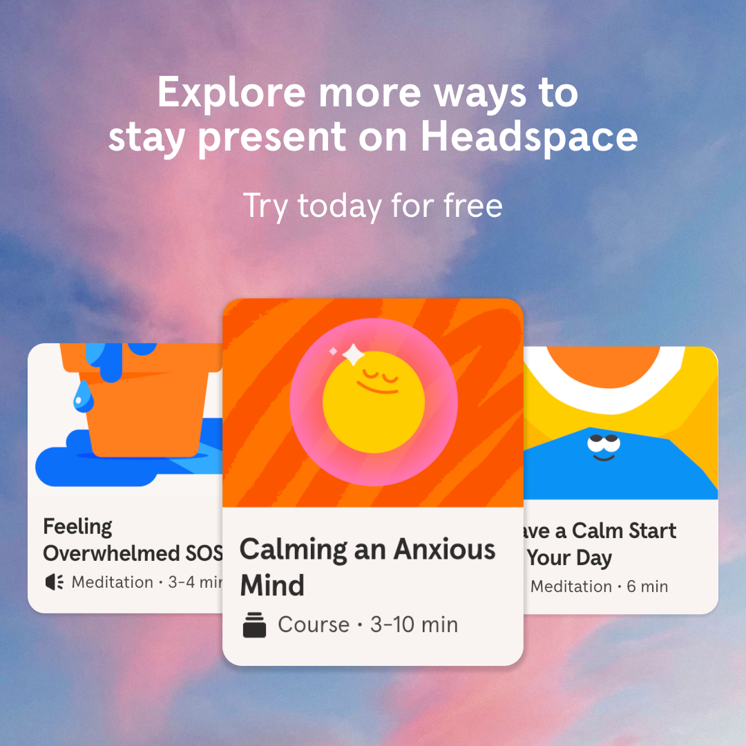 Headspace Facebook ad