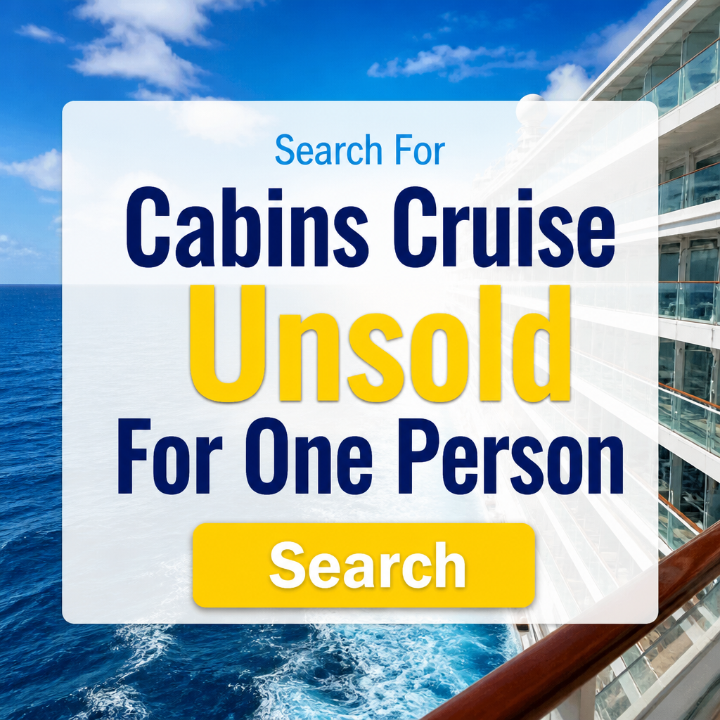 Viv Facebook ad: Search for Unsold Cruise Cabins for One Person