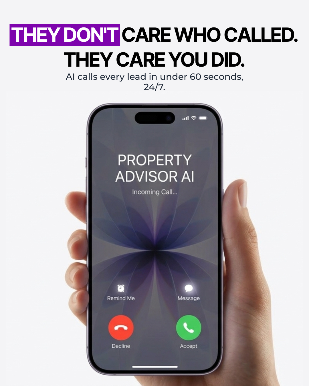 Talk AI Facebook ad: Call Your Leads INSTANTLY