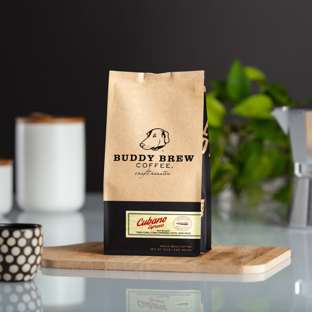 Buddy Brew Coffee Facebook ad: Specialty Coffee in Tampa, Florida. Fresh roasted and…