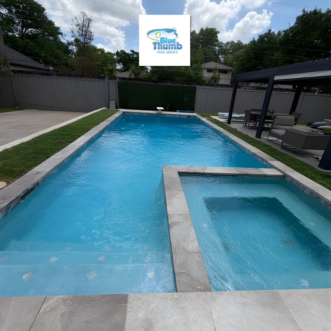 Blue Thumb Pool Service Facebook ad: Reliable Pool Care You Can Trust