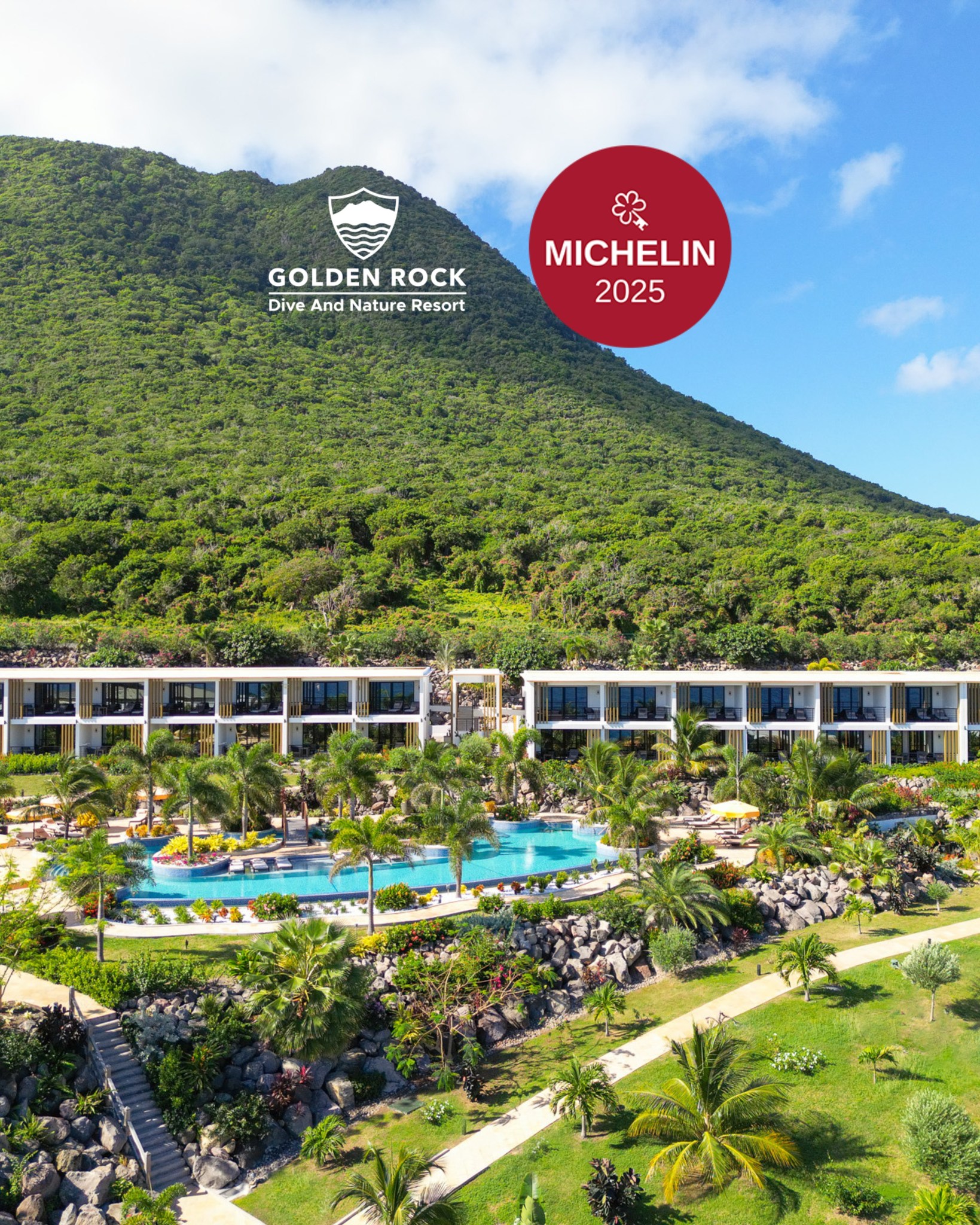 Golden Rock Resort, Dive & Nature Resort - St. Eustatius Facebook ad: Golden Rock Resort Awarded One MICHELIN Key!