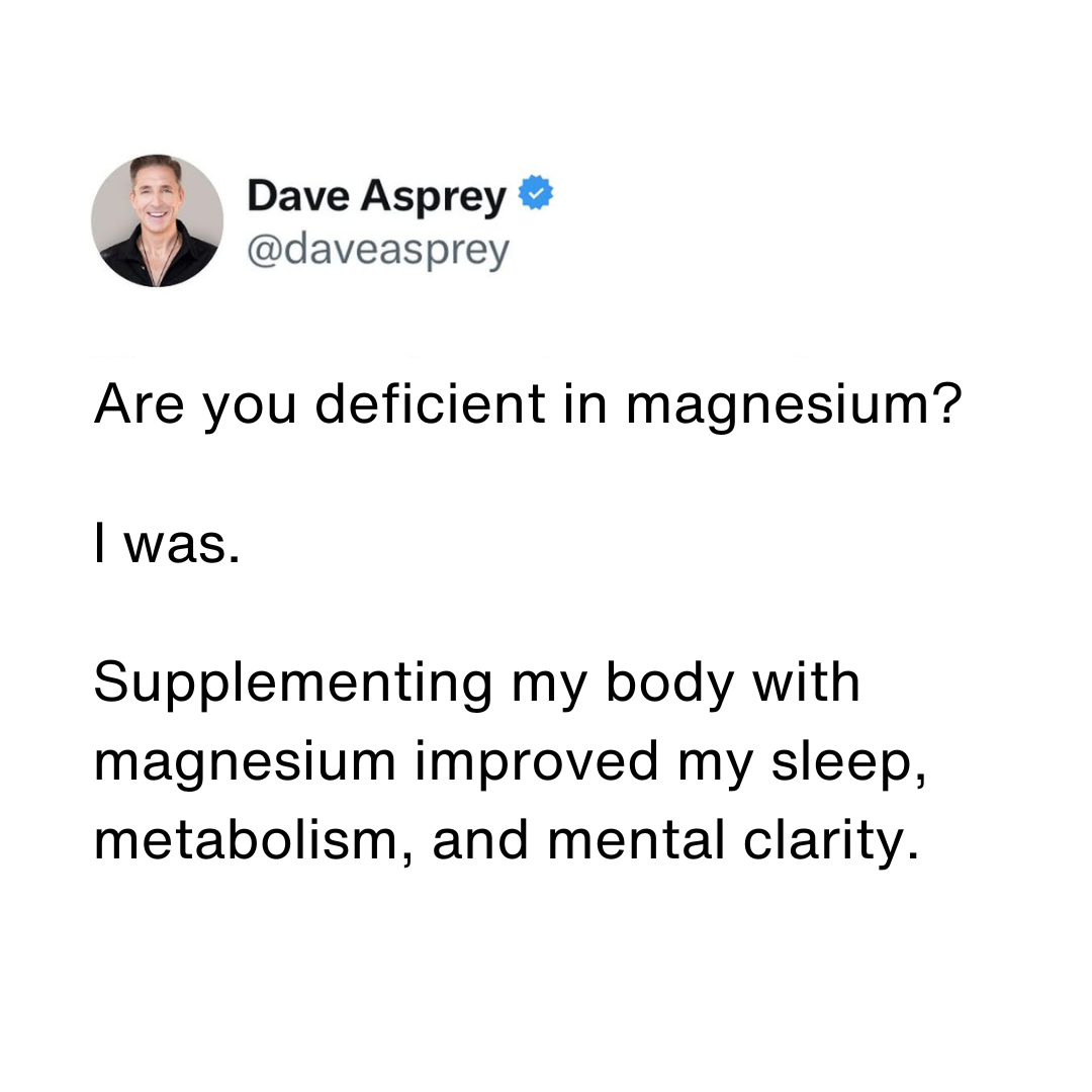 Dave Asprey Facebook ad