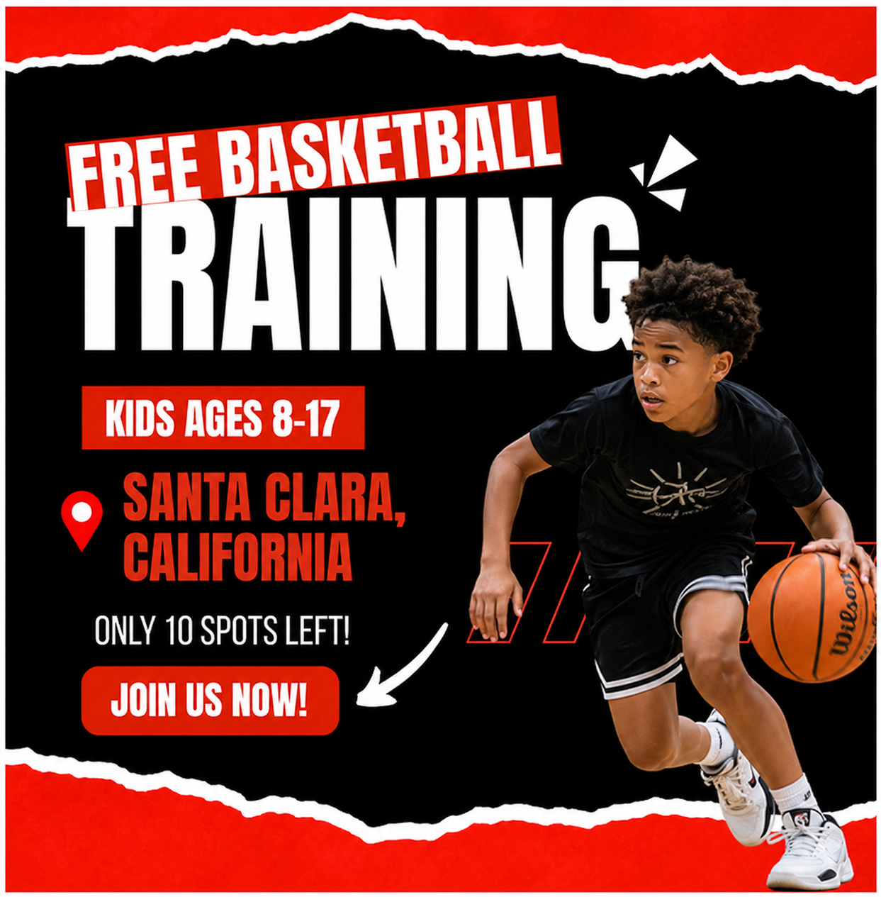 ICAN Basketball Academy Facebook ad