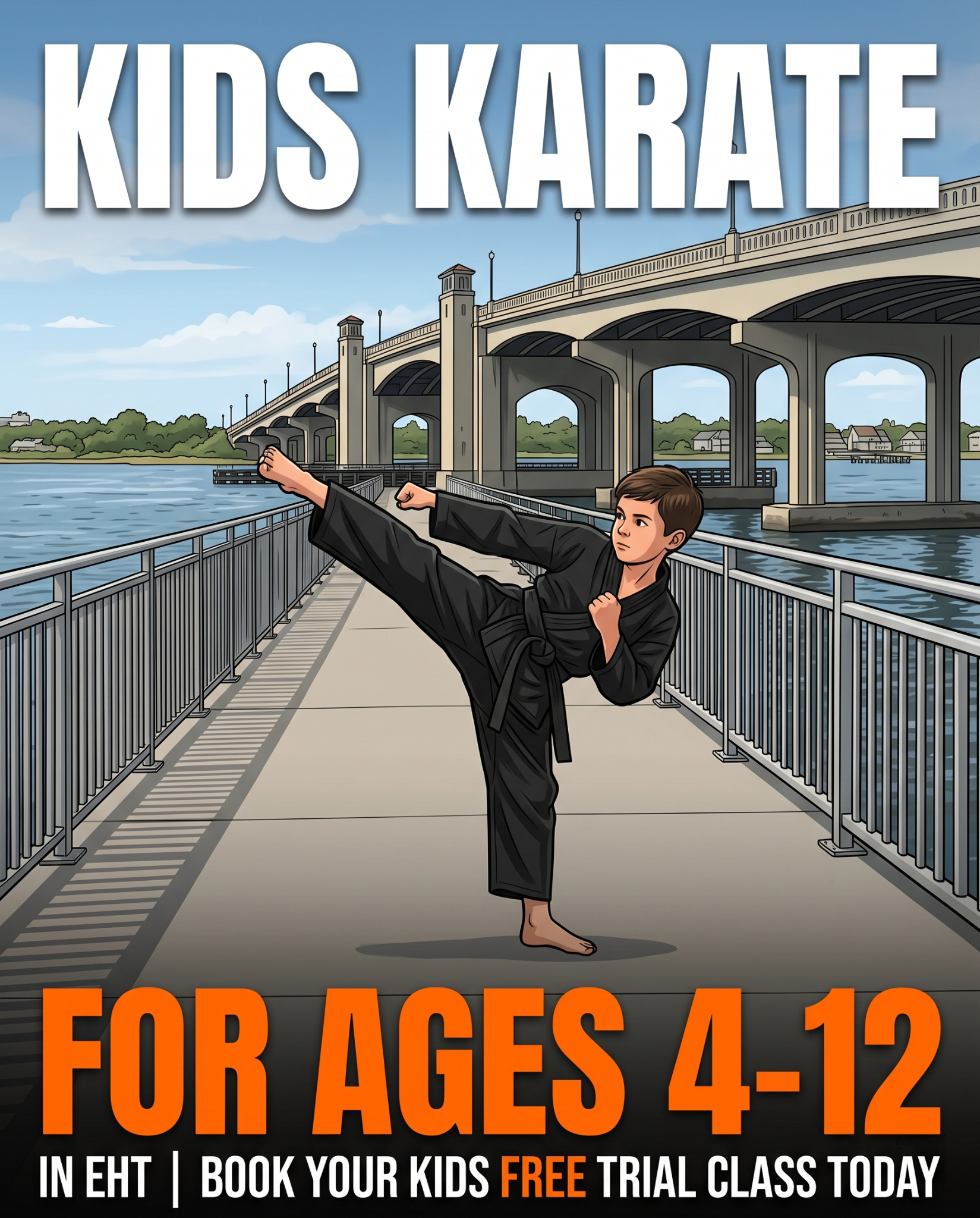 Modesto's Karate Academies -Egg Harbor Township, NJ Facebook ad: Free Kids Karate Class in Egg Harbor Township