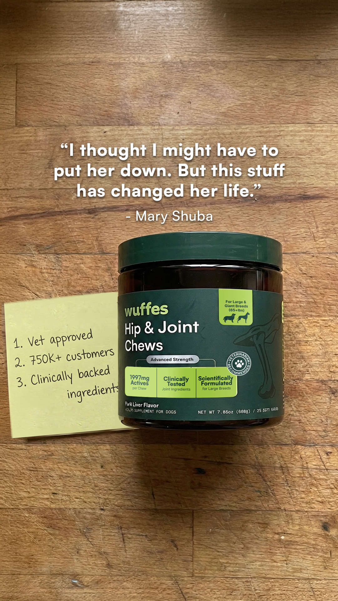 Wuffes Facebook ad
