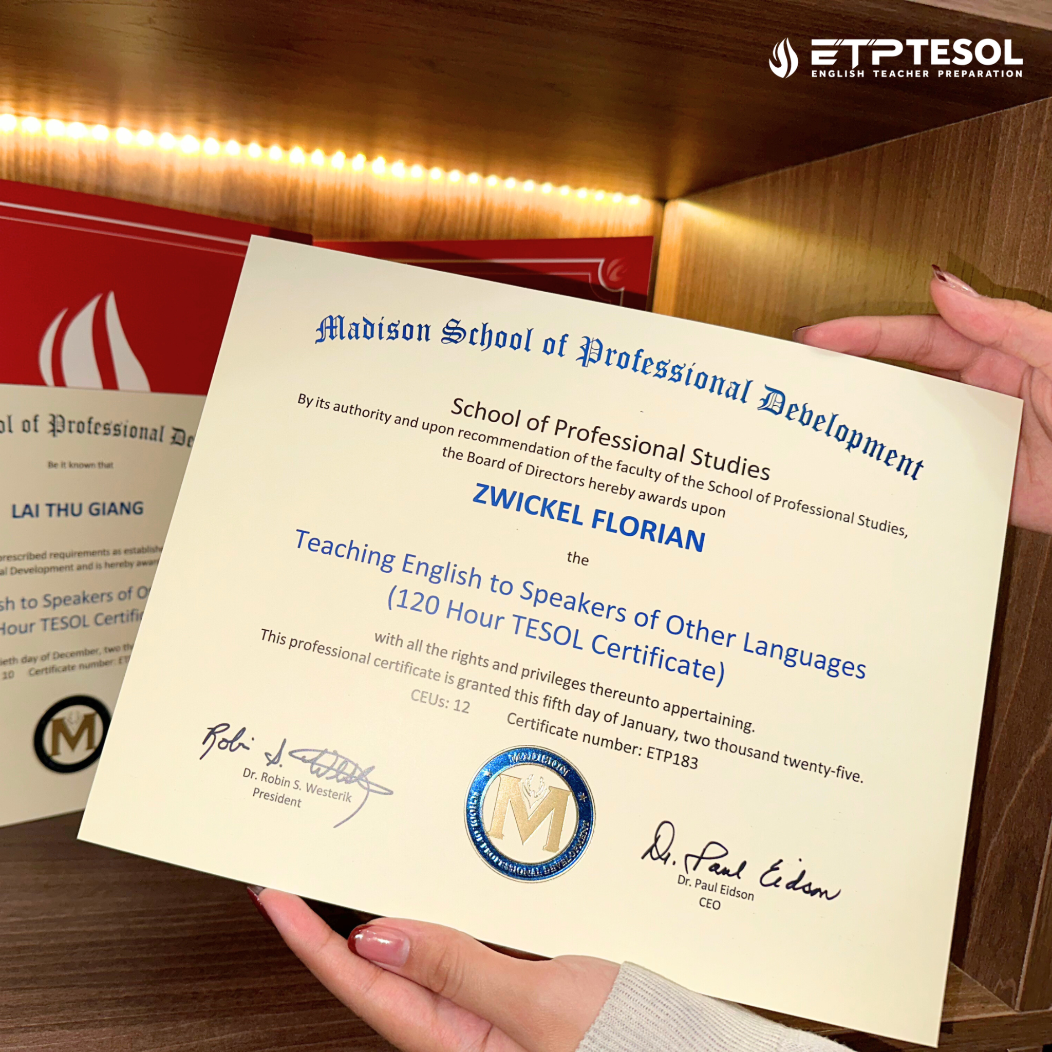ETP TESOL - Đào Tạo Giáo Viên Tiếng Anh Chuẩn Quốc Tế Facebook ad: Buy 1 Course - Get 3 Certificates