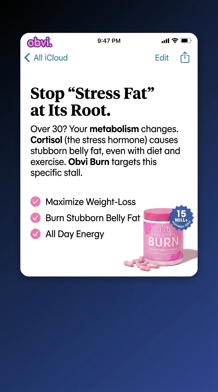 Obvi Health Facebook ad