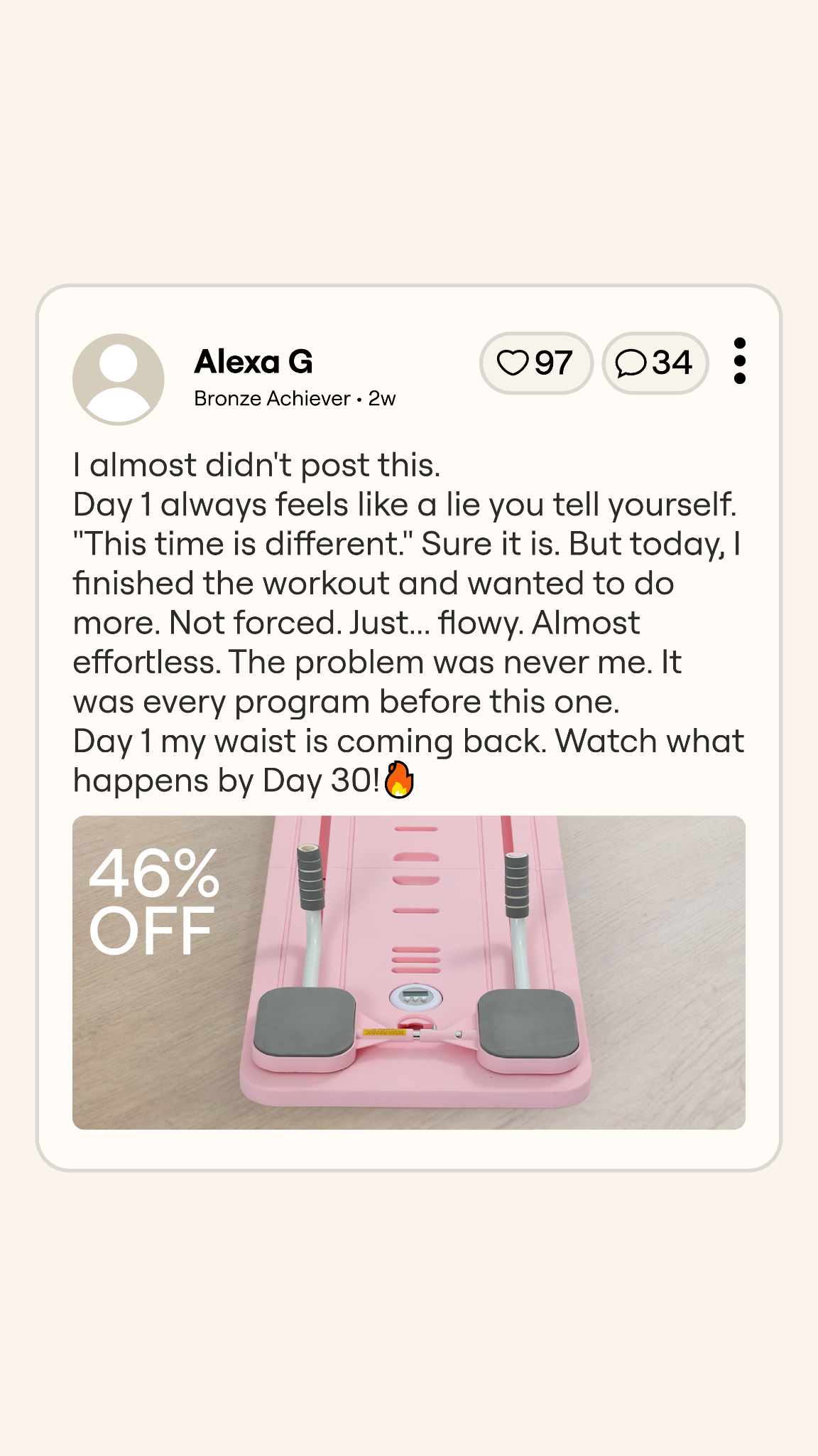Katie - Pilates Certified Instructor Facebook ad from Jul 9, 2026