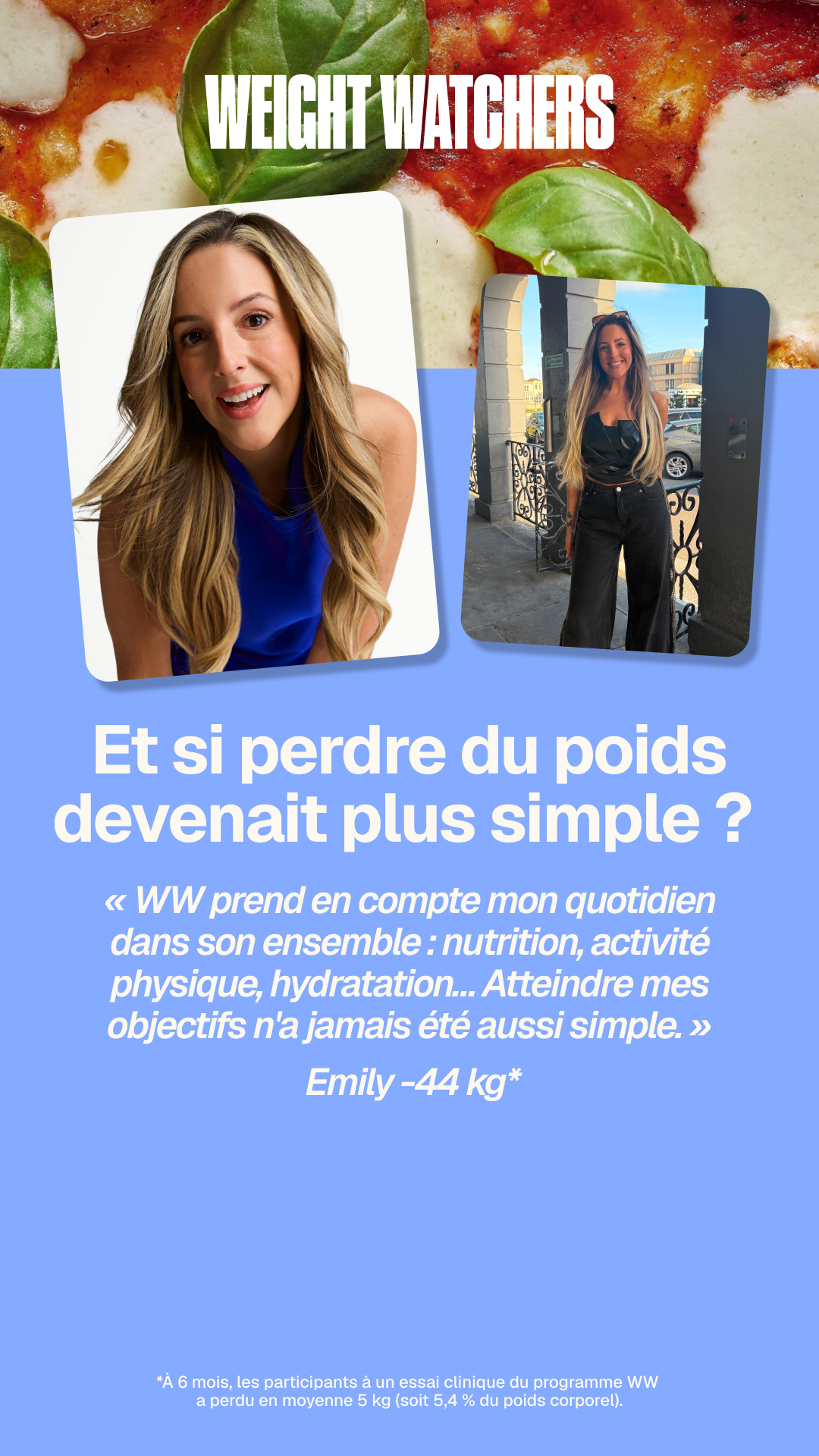WeightWatchers Facebook ad