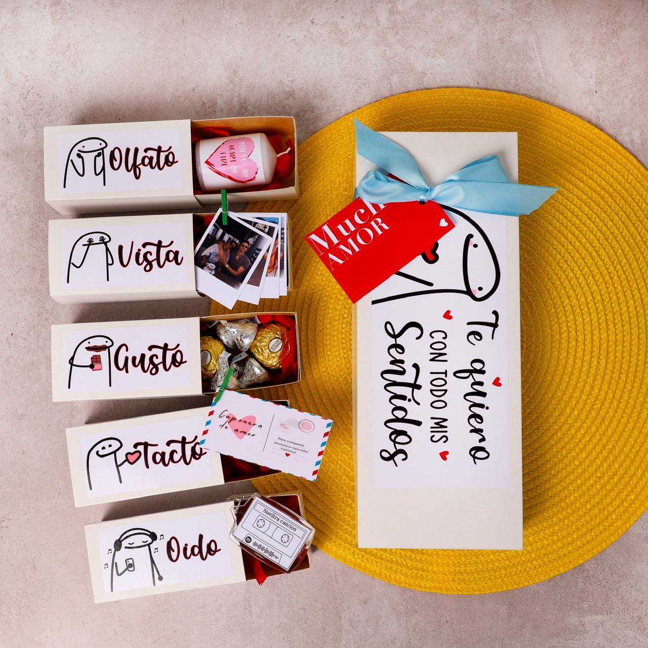 Candy Box Guate Facebook ad: 5 Sentidos Box