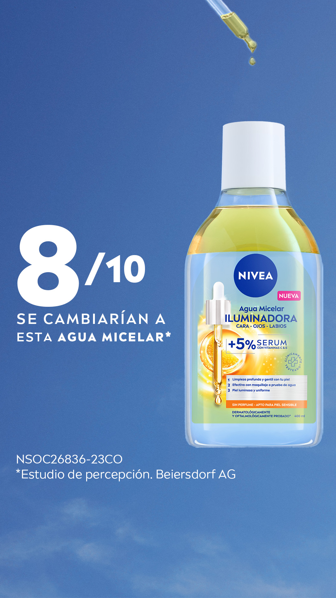 NIVEA Facebook ad: NIVEA Agua Micelar Iluminadora