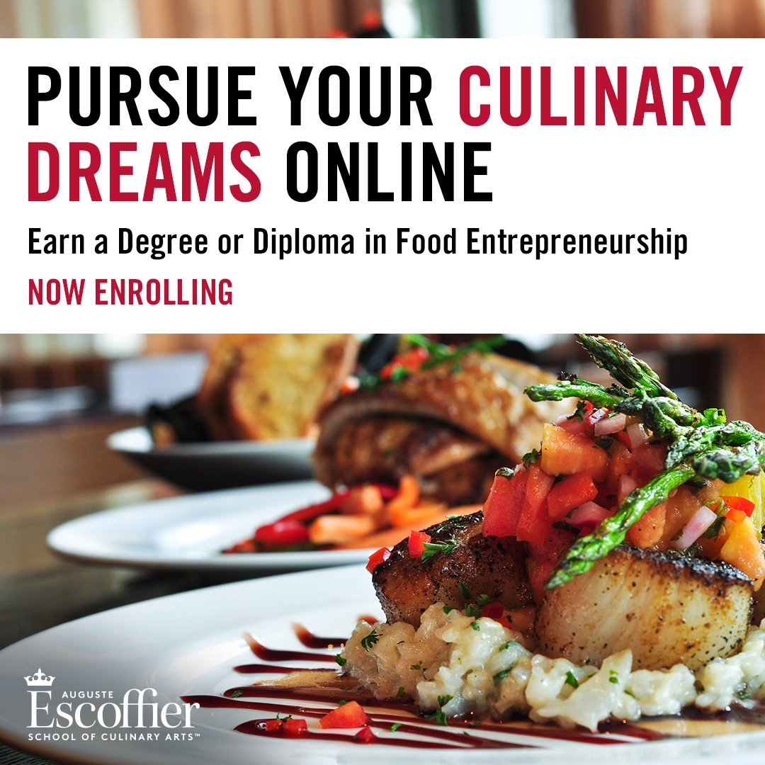 Auguste Escoffier School of Culinary Arts Facebook ad