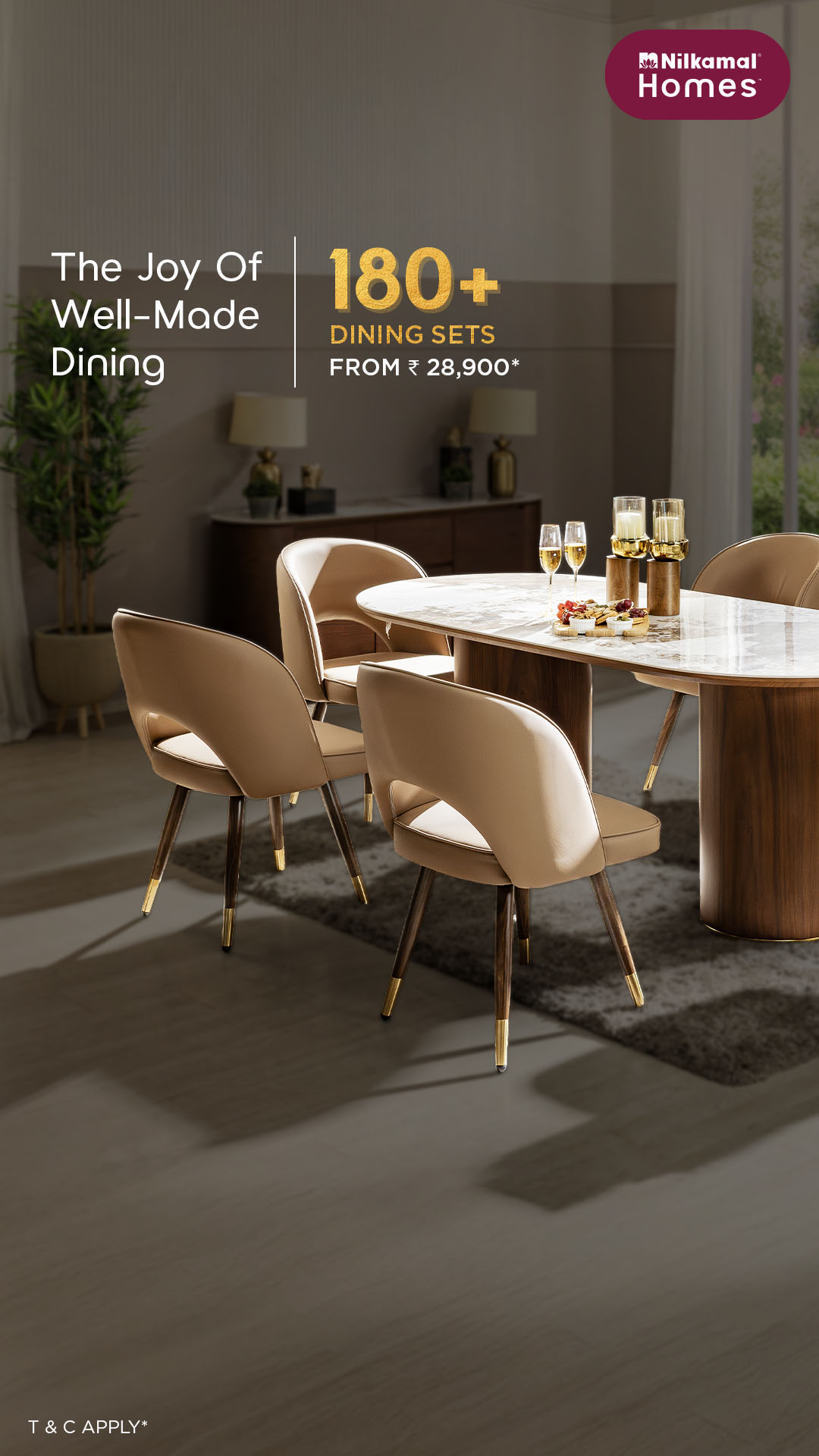 Nilkamal Homes Facebook ad from Feb 17, 2026