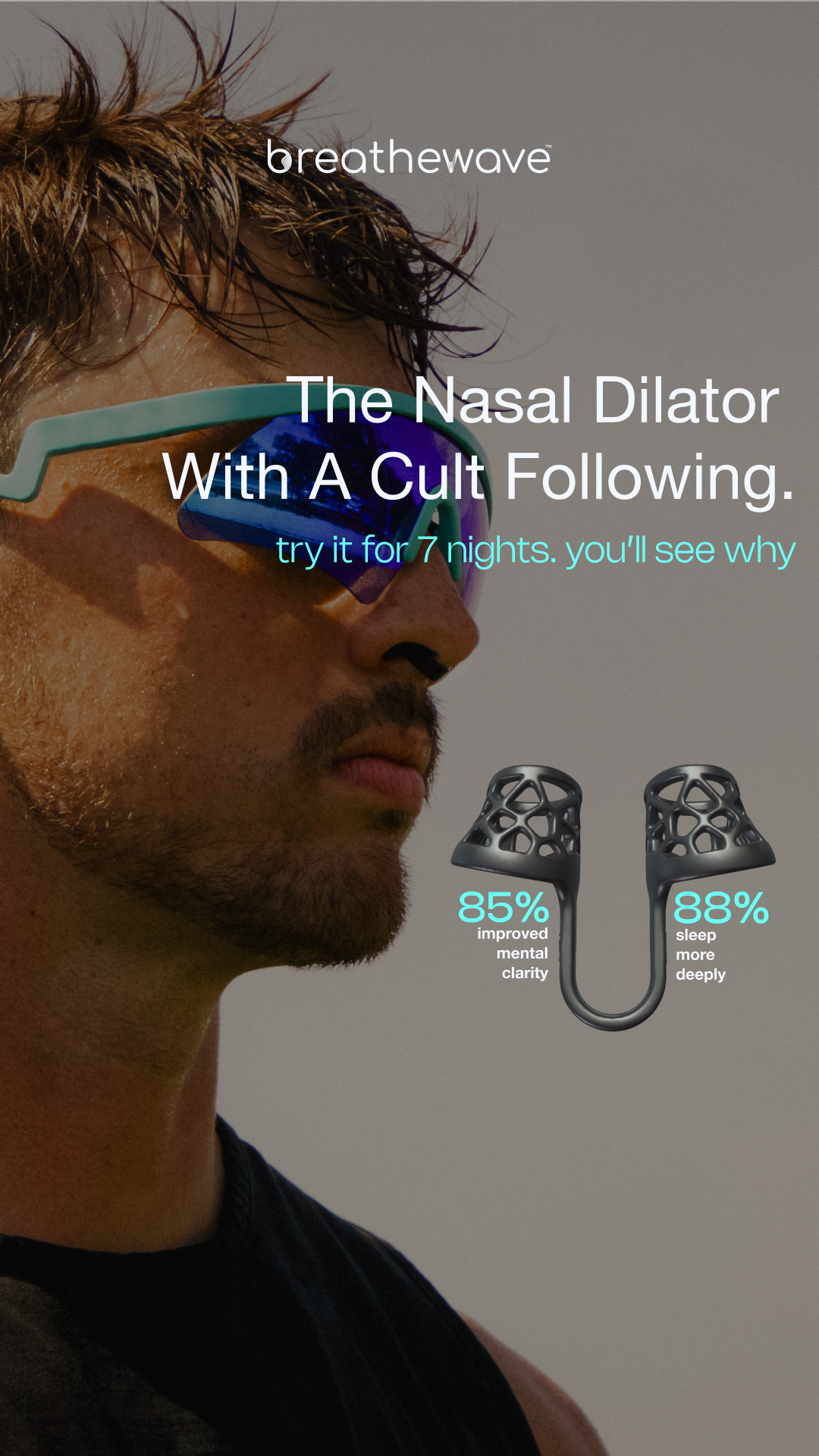 Breathewave Facebook ad: The Nasal Dilator With A Cult Following