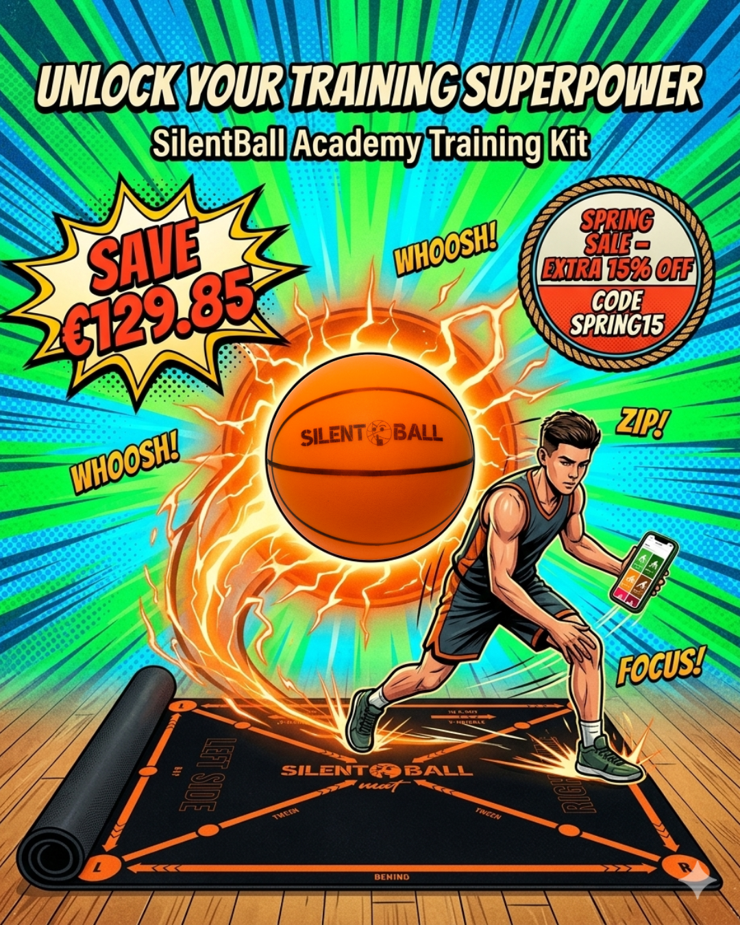 SilentBall Academy Facebook ad
