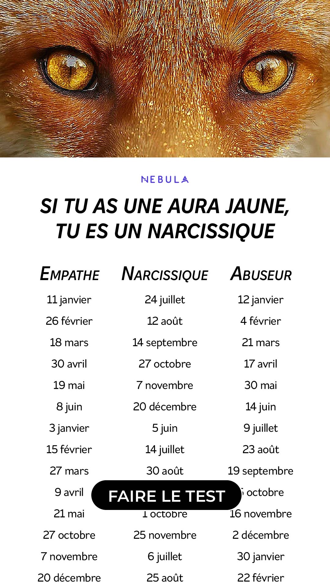 Nebula: Aura Power Reading Facebook ad