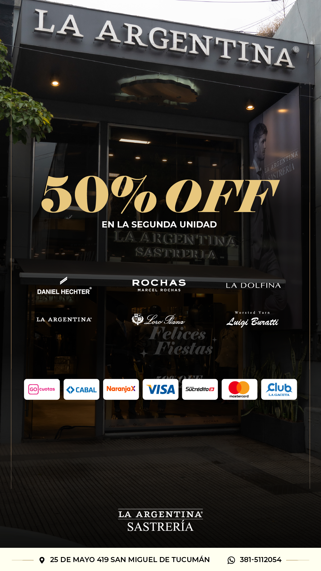 La Argentina Facebook ad from Dec 5, 2025