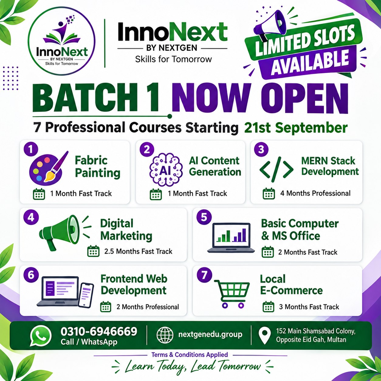 InnoNext by NextGen Facebook ad