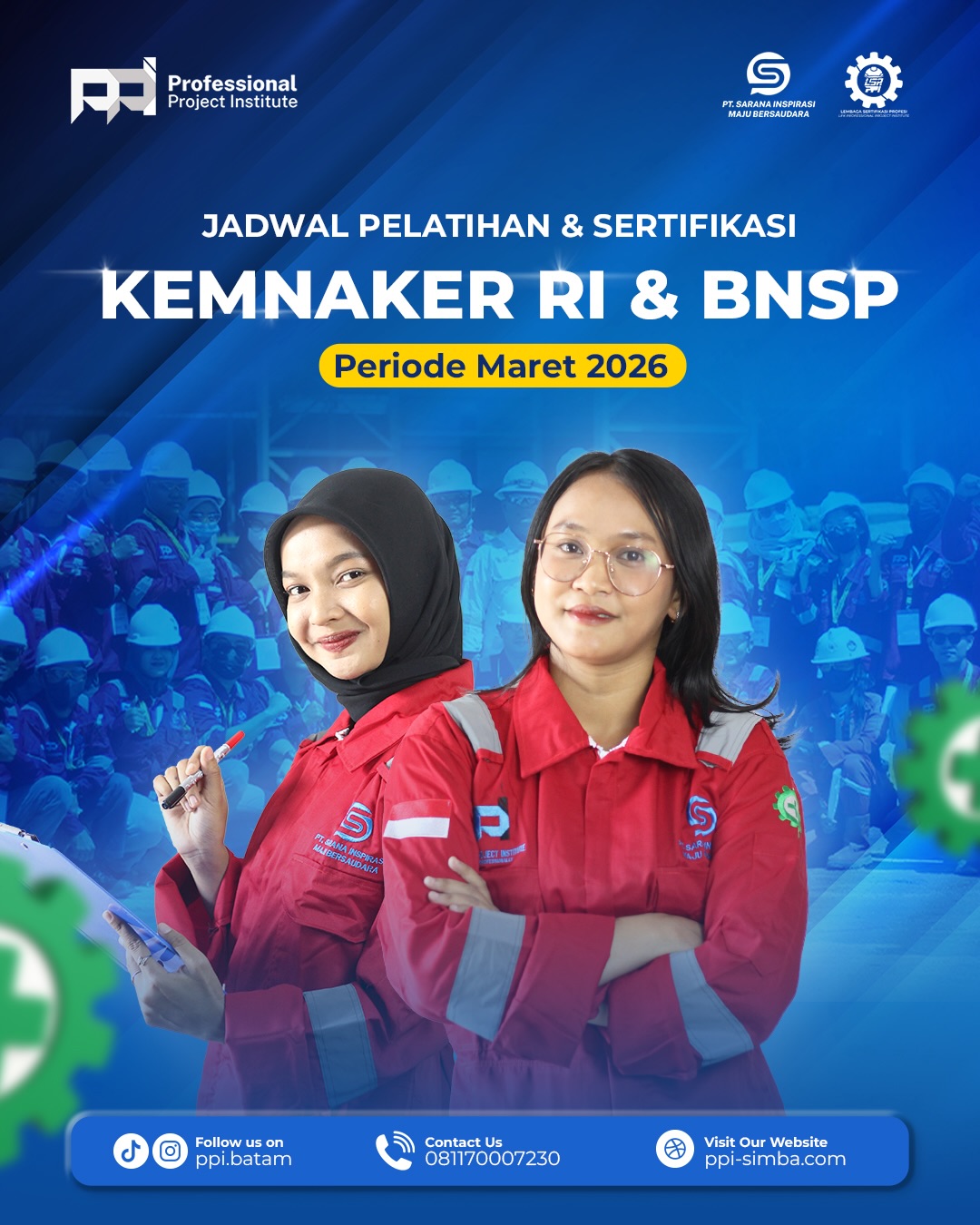 Professional Project Institute Facebook ad: JADWAL PELATIHAN DAN SERTIFIKASI KEMNAKER RI & BNSP…