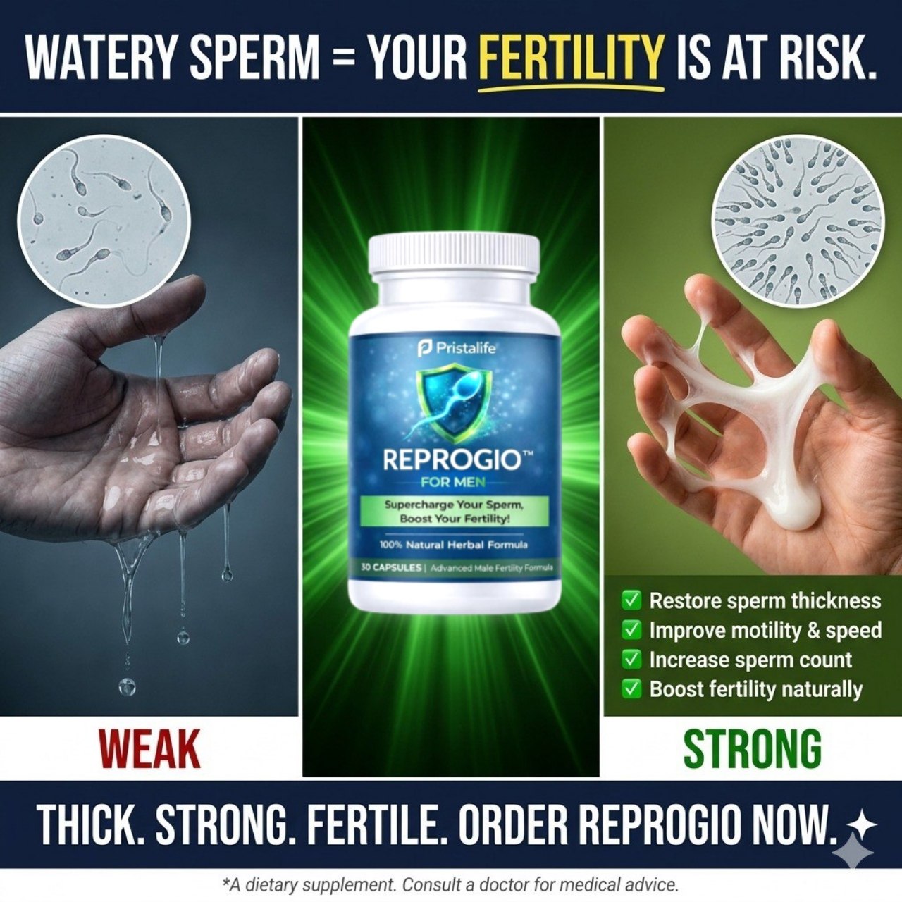 Made shop Facebook ad: Struggling To Get Your Wife Pregnant?
