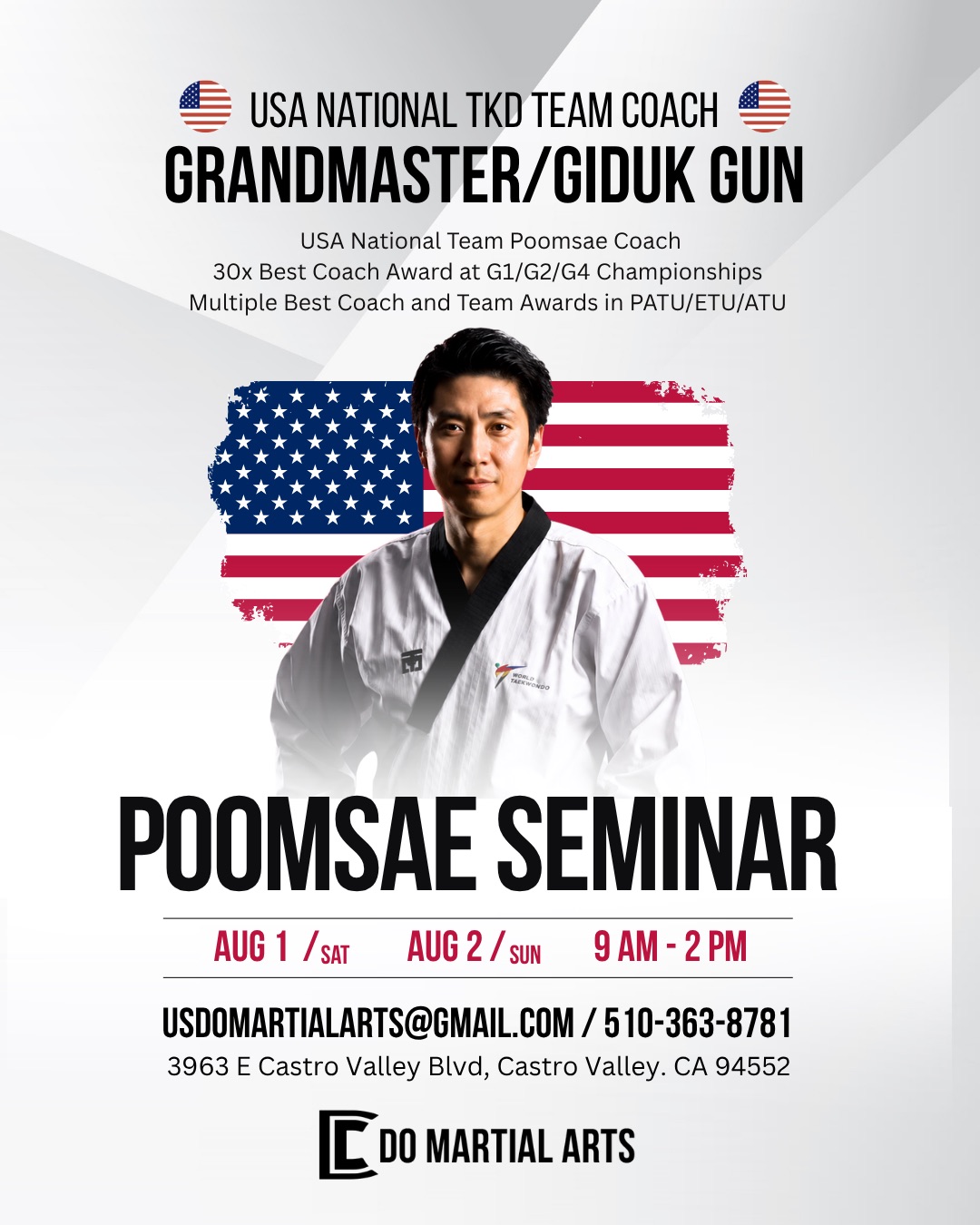 Do Martial Arts Facebook ad: ELITE POOMSAE SEMINAR ALERT