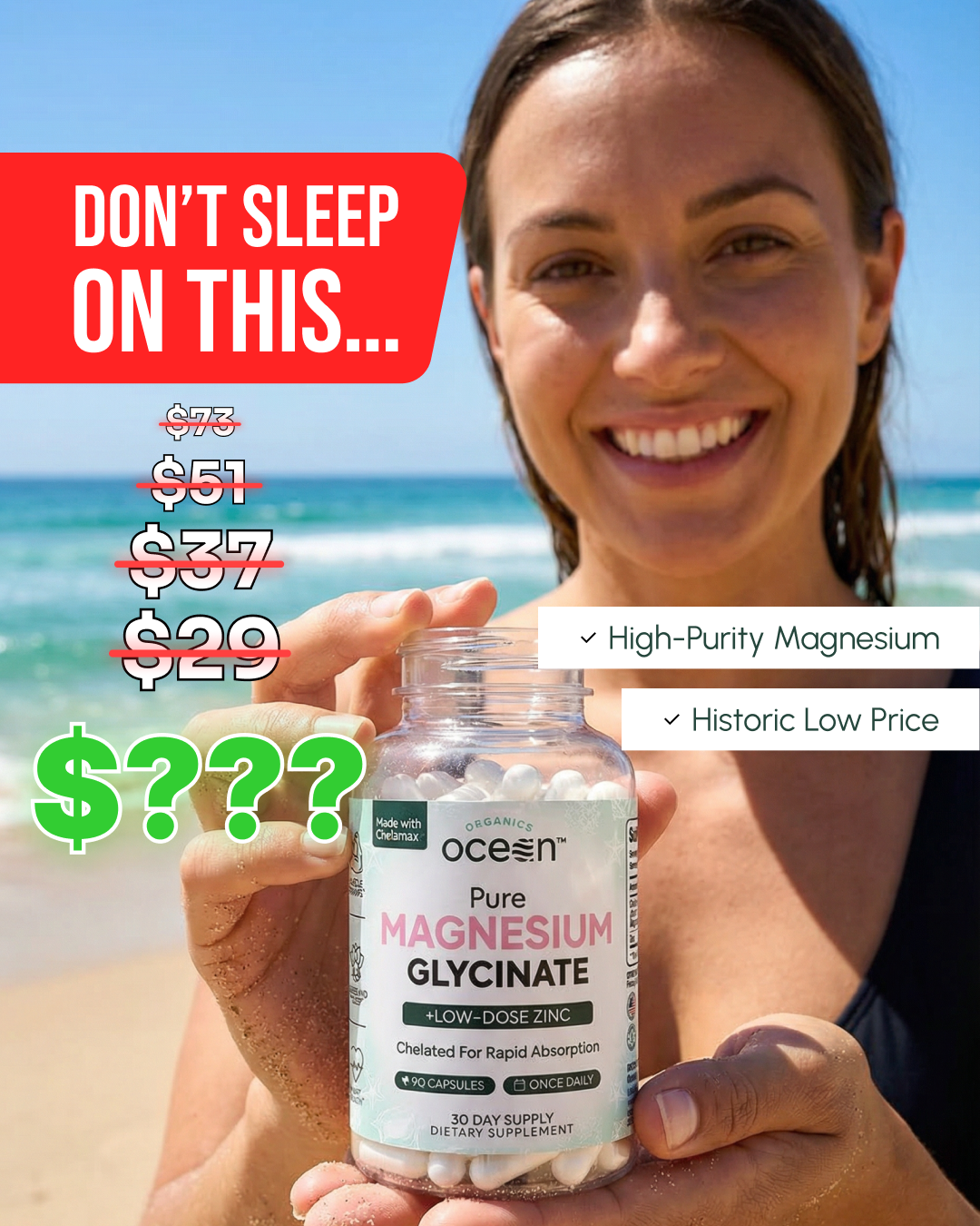Organics Ocean Facebook ad