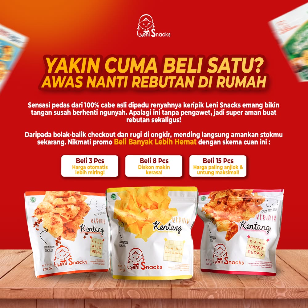 Leni Snacks Facebook ad
